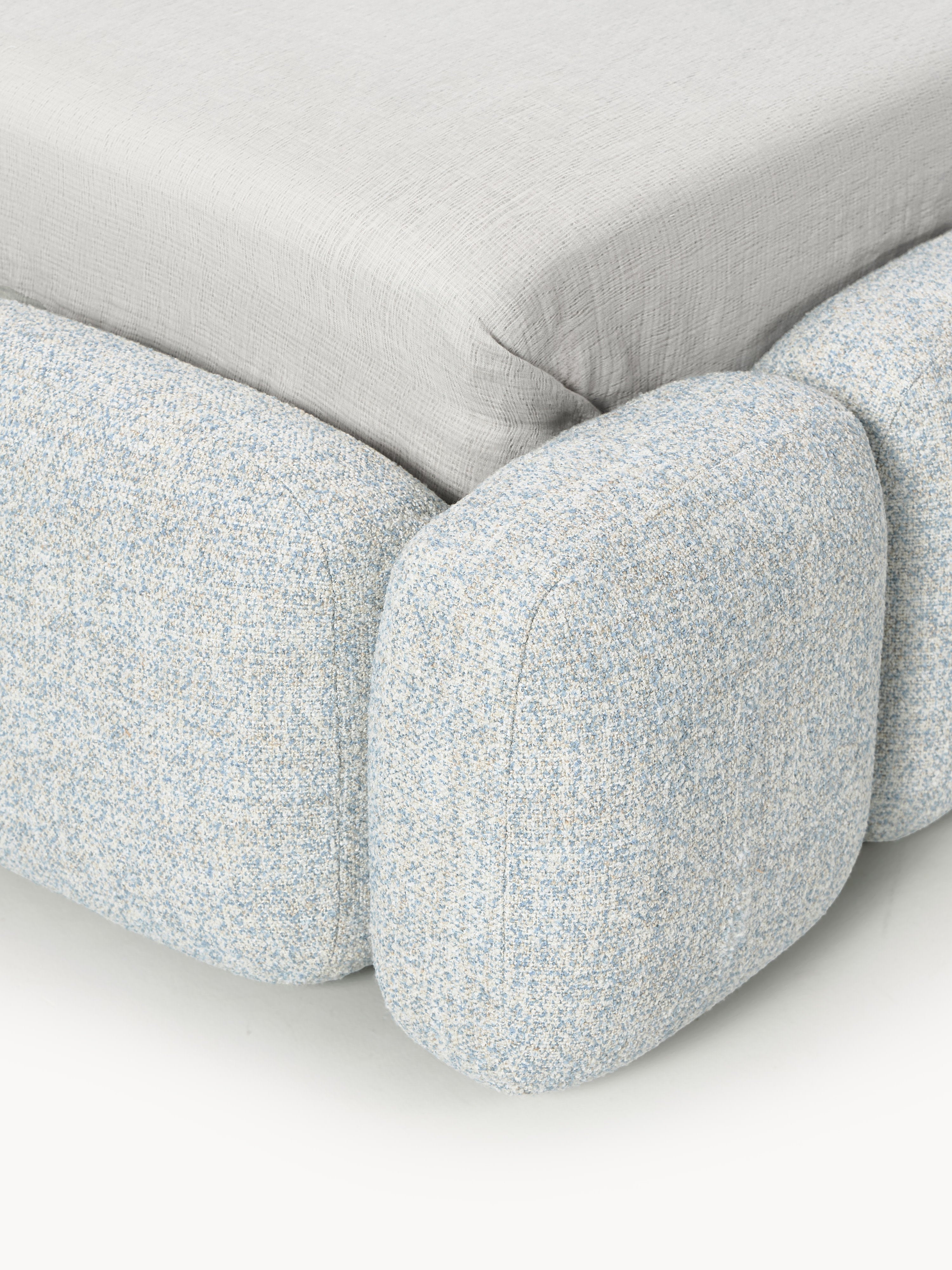 Einzelbett Tayla aus Teddy-Bouclé