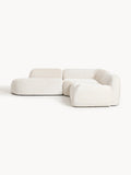 Galeriebild 1 - Modulares Teddy-Bouclé-Ecksofa Wolke (4-Sitzer) mit Chaiselongue