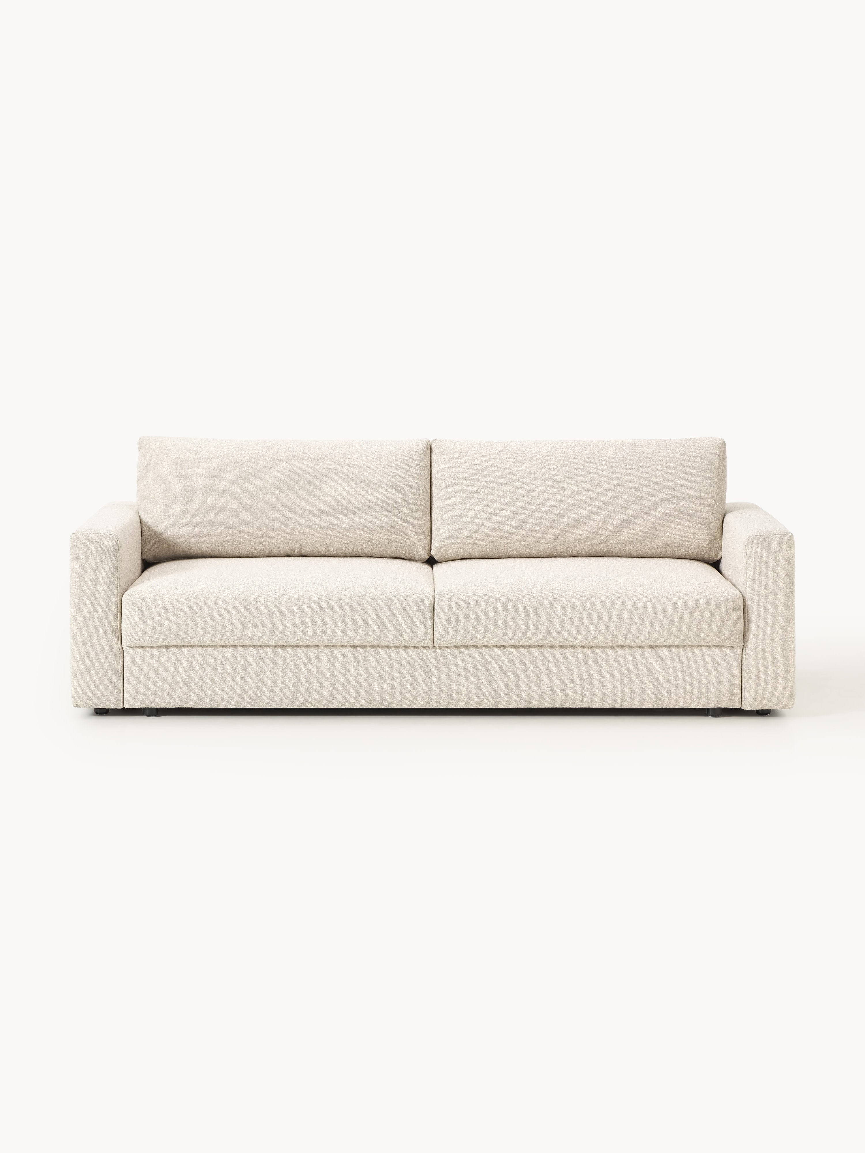Galeriebild 1 - Bouclé-Schlafsofa Tasha (3-Sitzer) mit Stauraum