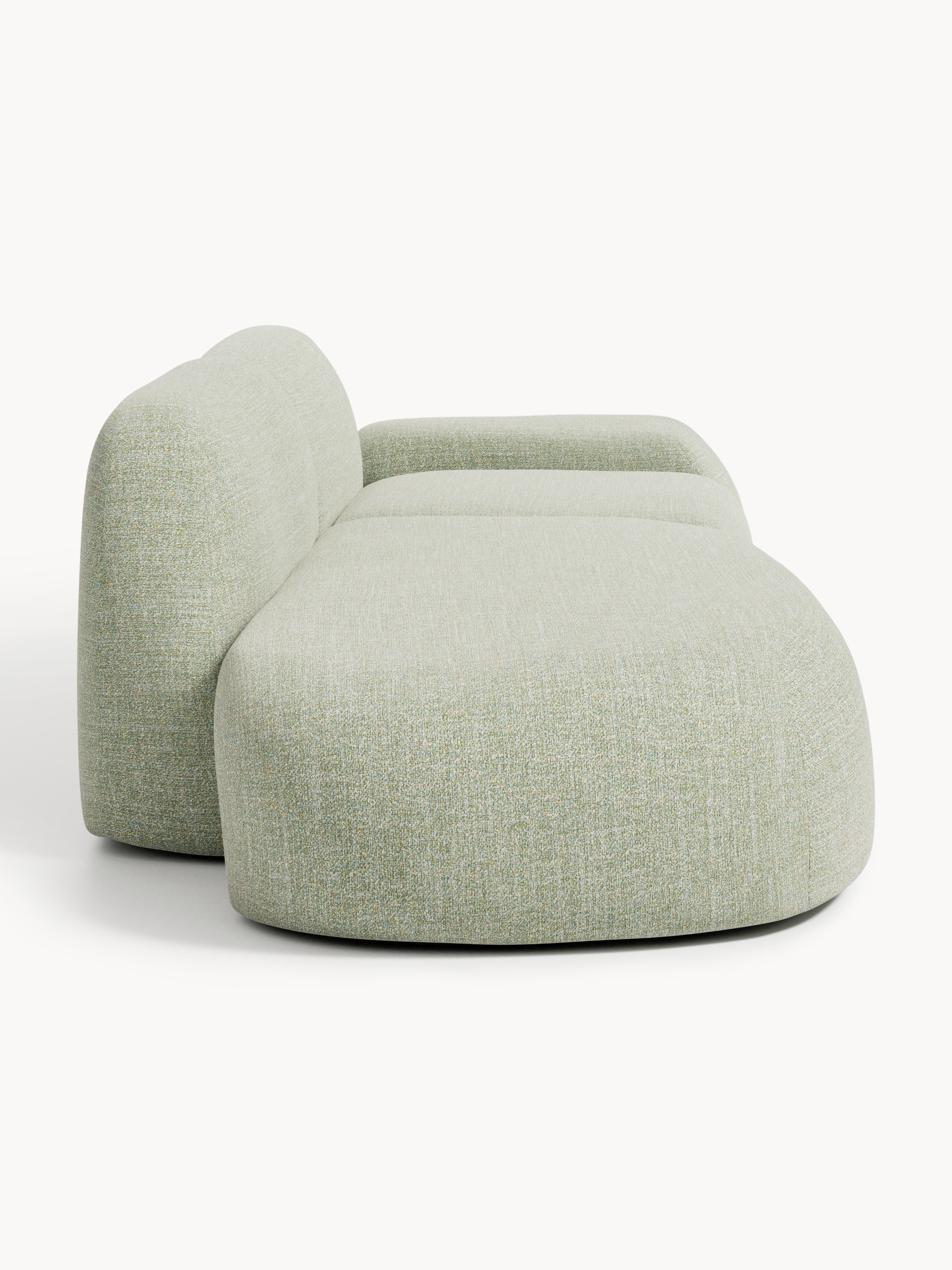 Modulare Bouclé-Chaise Wolke (3-Sitzer)