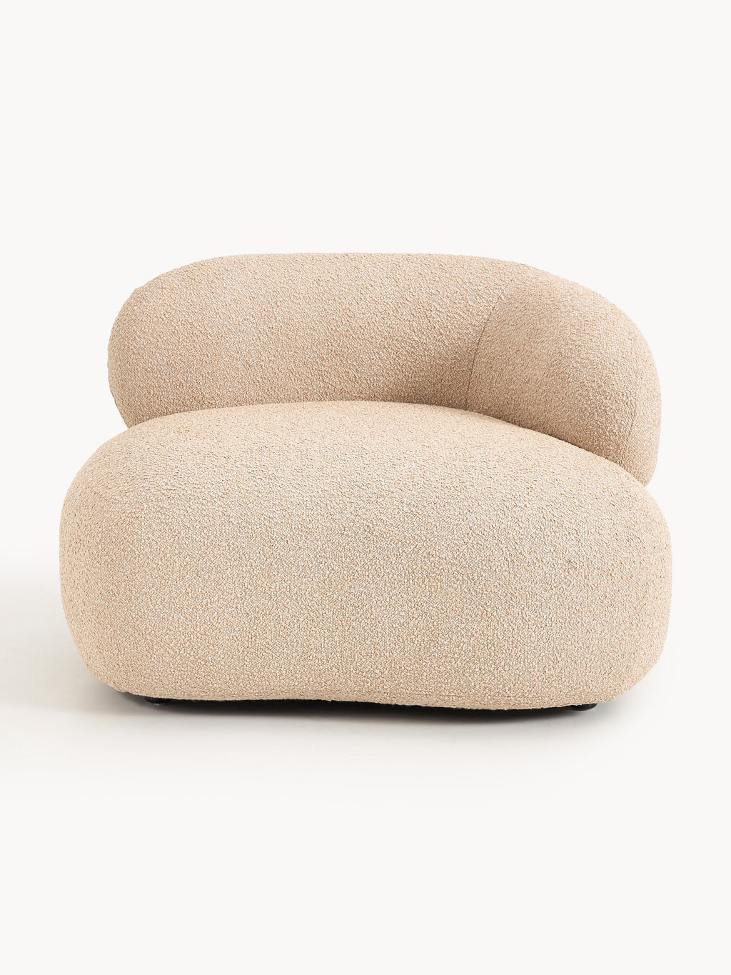 Bouclé-Loungesessel Alba