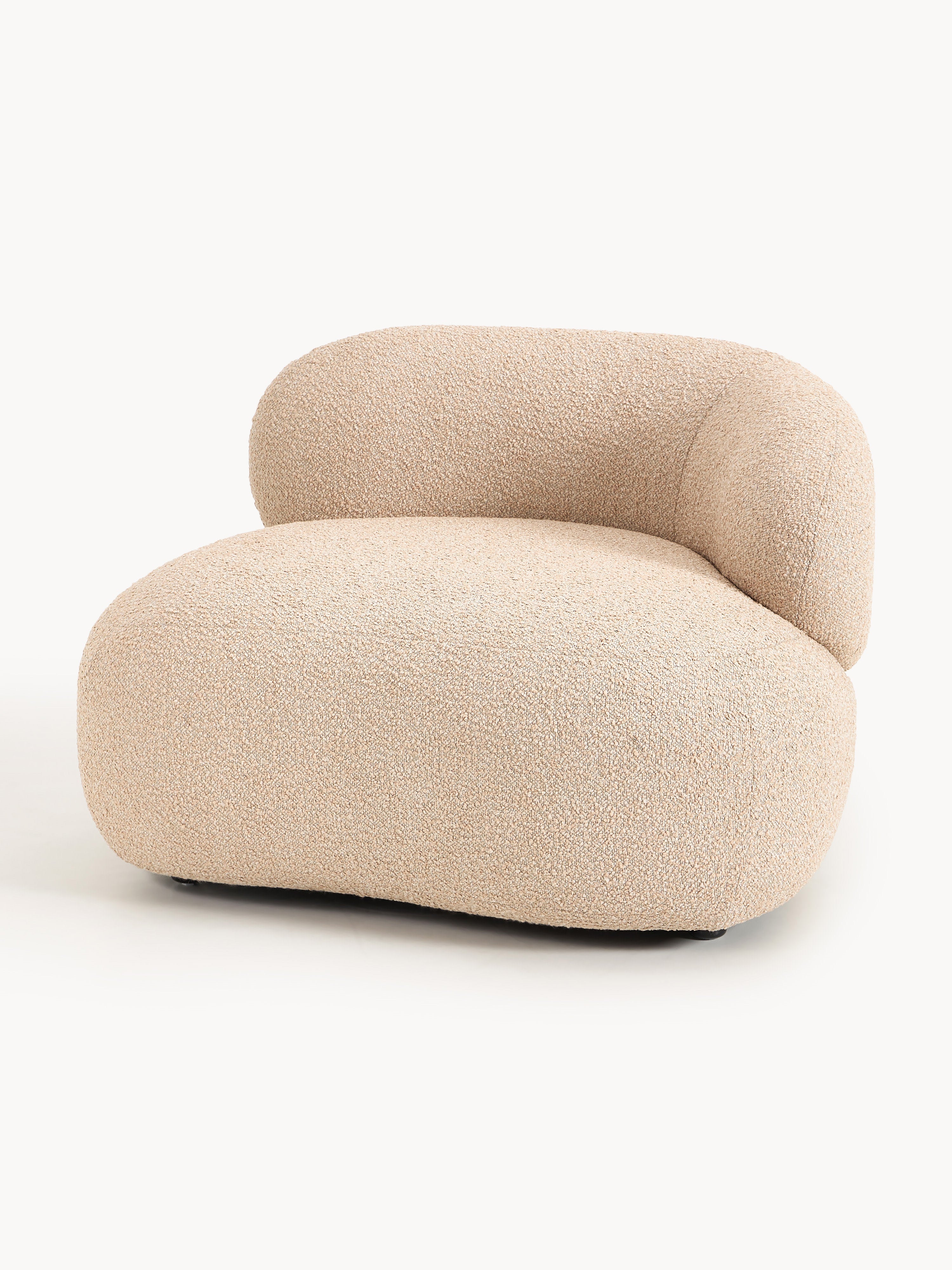 Galeriebild 1 - Bouclé-Loungesessel Alba