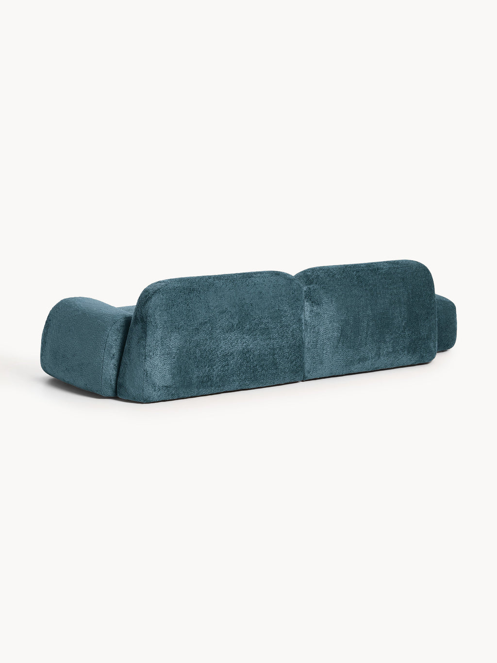 Modulare Teddy-Bouclé-Chaise Wolke (3-Sitzer)