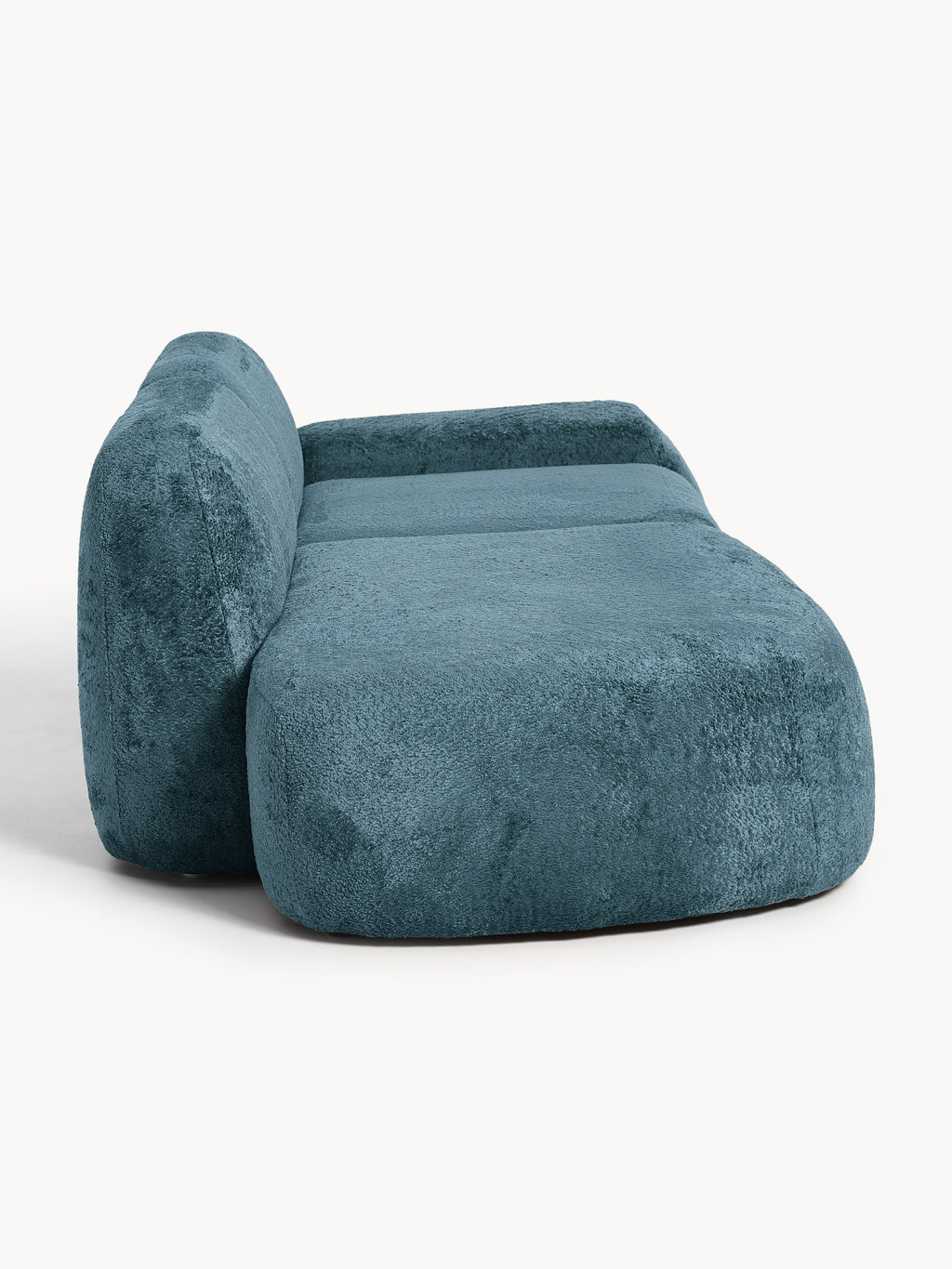 Modulare Teddy-Bouclé-Chaise Wolke (3-Sitzer)