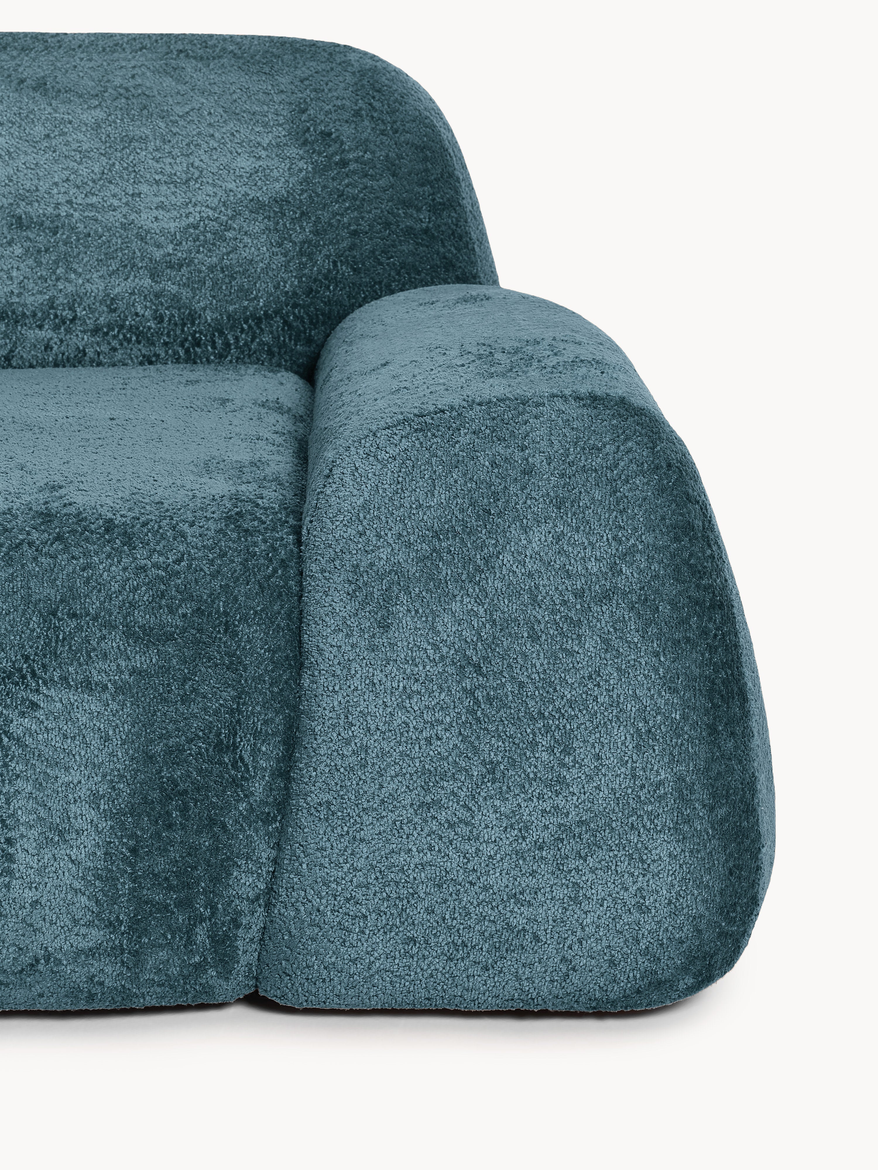Modulare Teddy-Bouclé-Chaise Wolke (3-Sitzer)