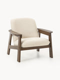 Galeriebild 1 - Loungesessel Steve aus Eichenholz