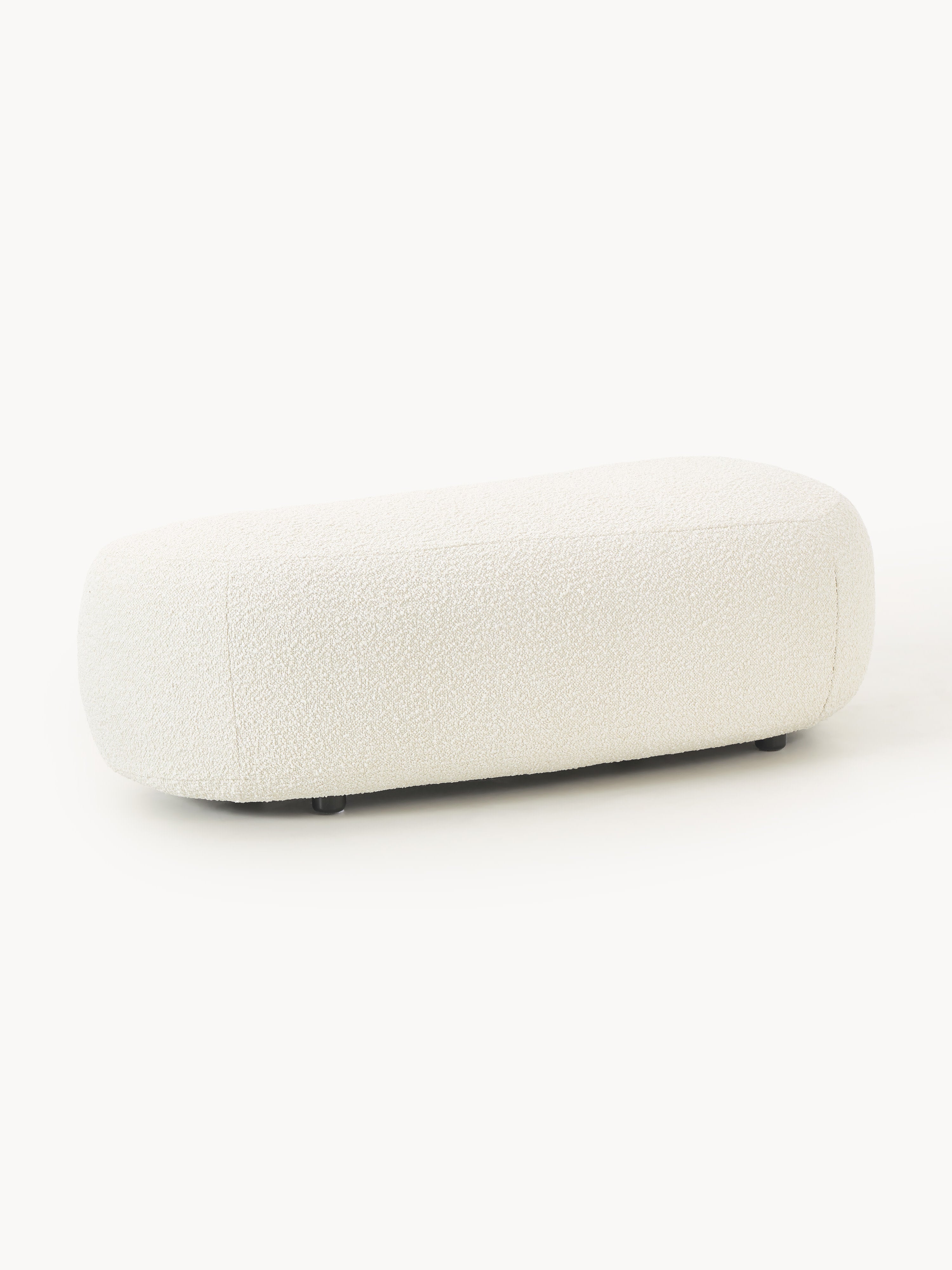 XL Sofa-Hocker Alba aus Bouclé