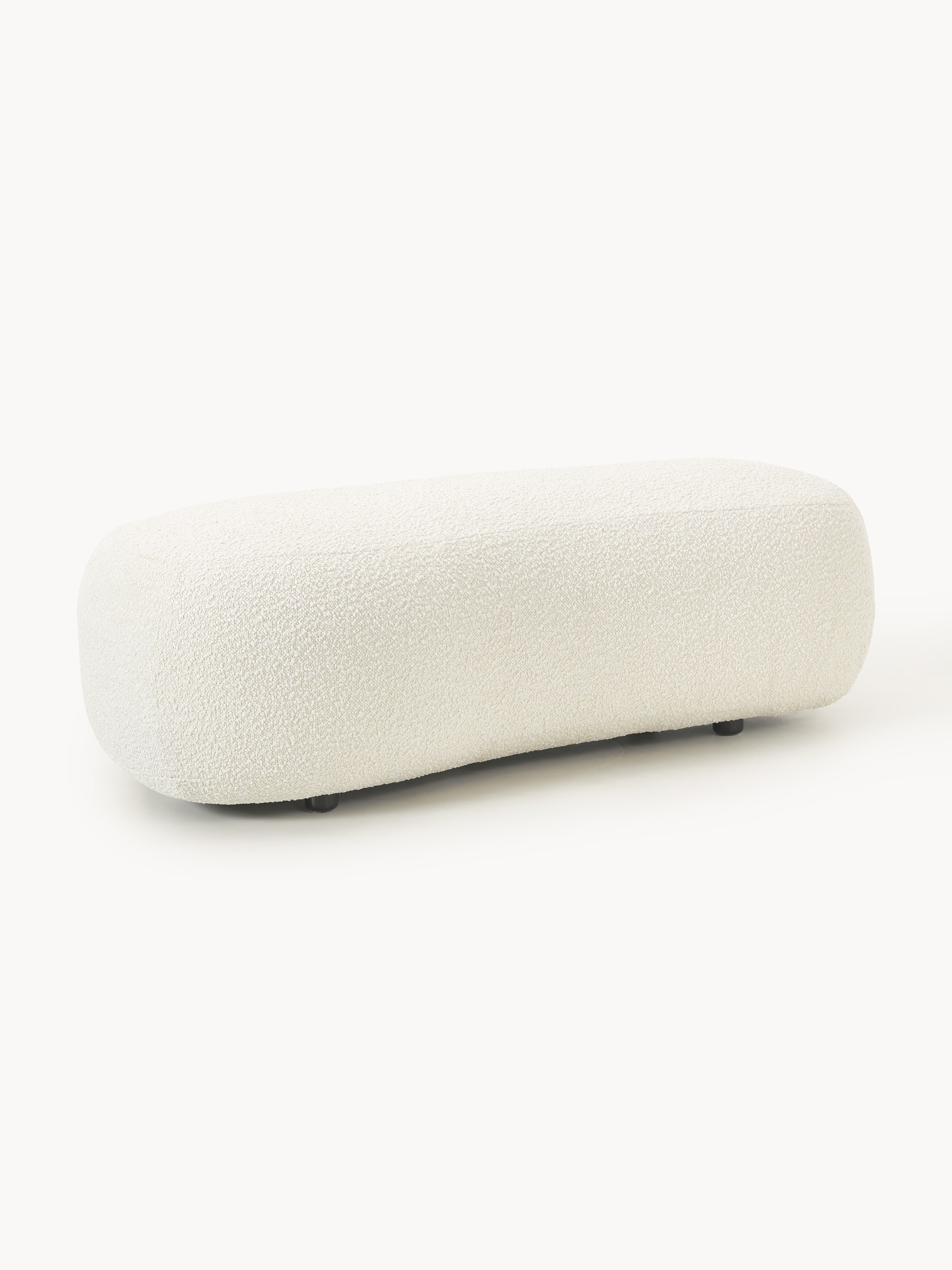 Galeriebild 1 - XL Sofa-Hocker Alba aus Bouclé