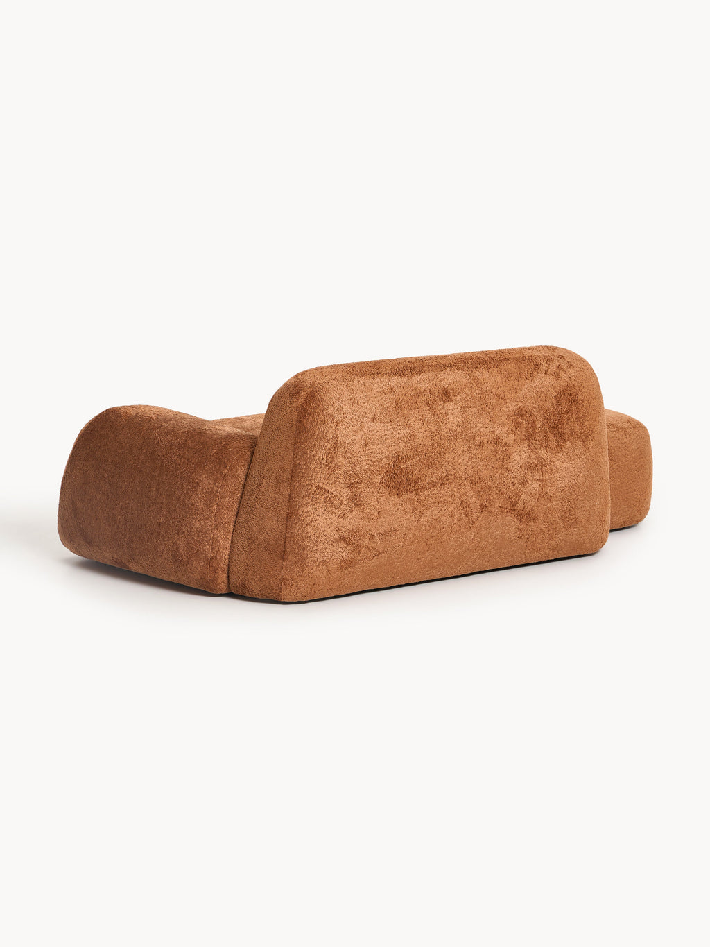 Teddy-Bouclé-Sofa Wolke (2-Sitzer) mit Chaiselongue