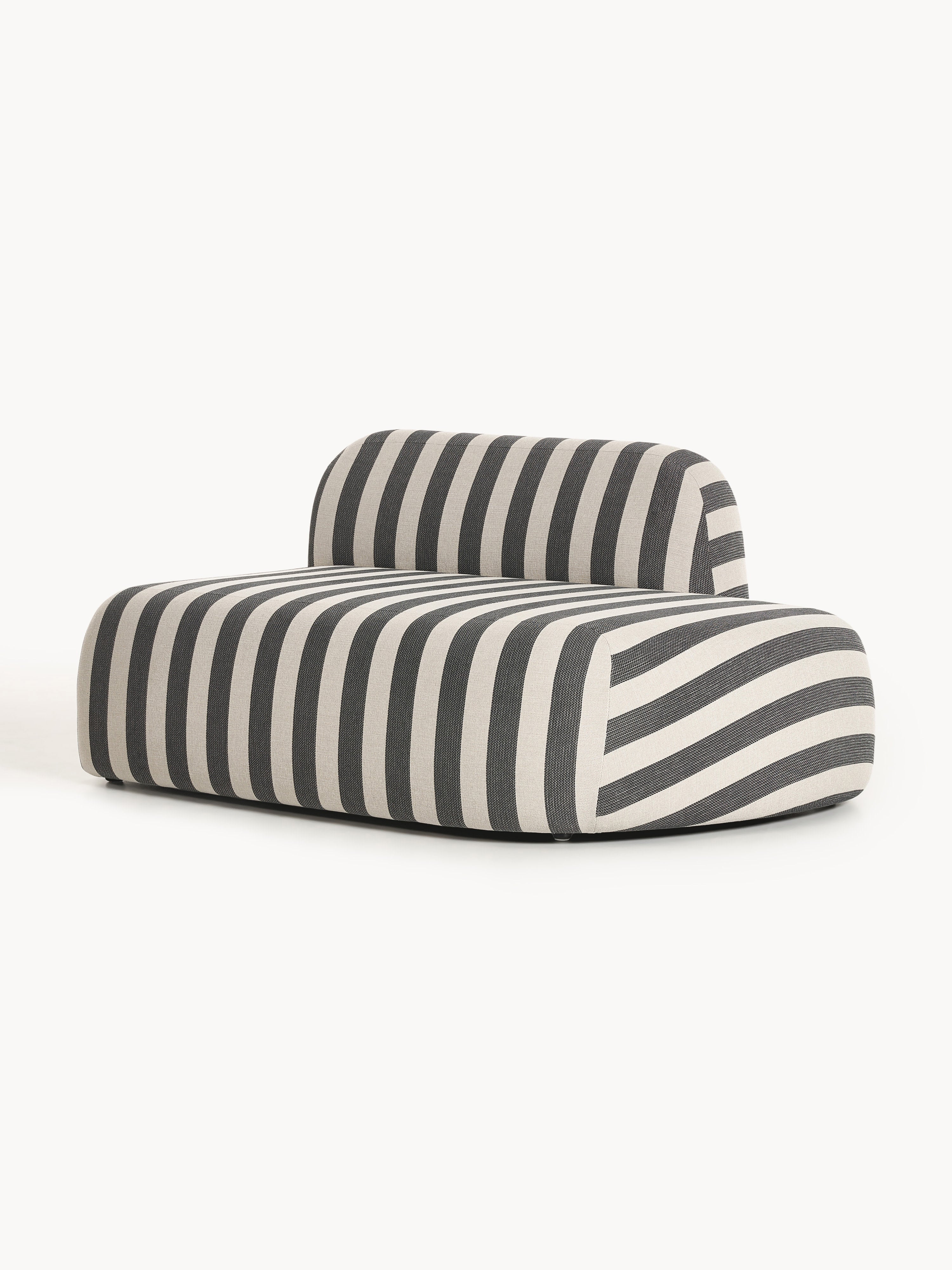 Gestreifte Chaise Wolke