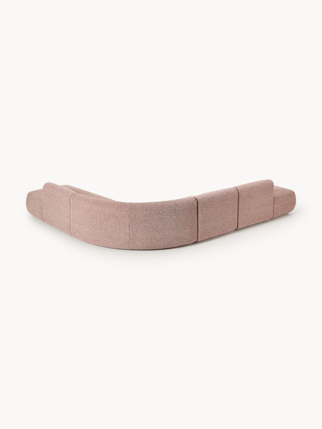 Modulares Bouclé-Ecksofa Sofia (4-Sitzer)