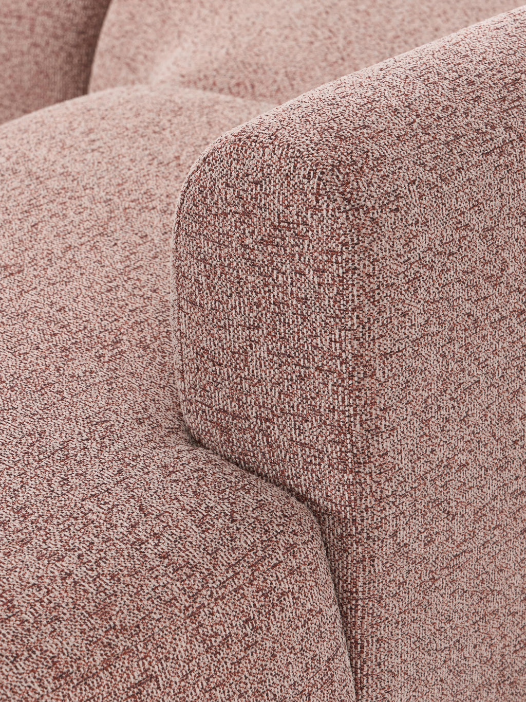 Modulares Bouclé-Ecksofa Sofia (4-Sitzer)