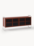 Galeriebild 1 - Metall-Sideboard Robyn mit Glas-Front