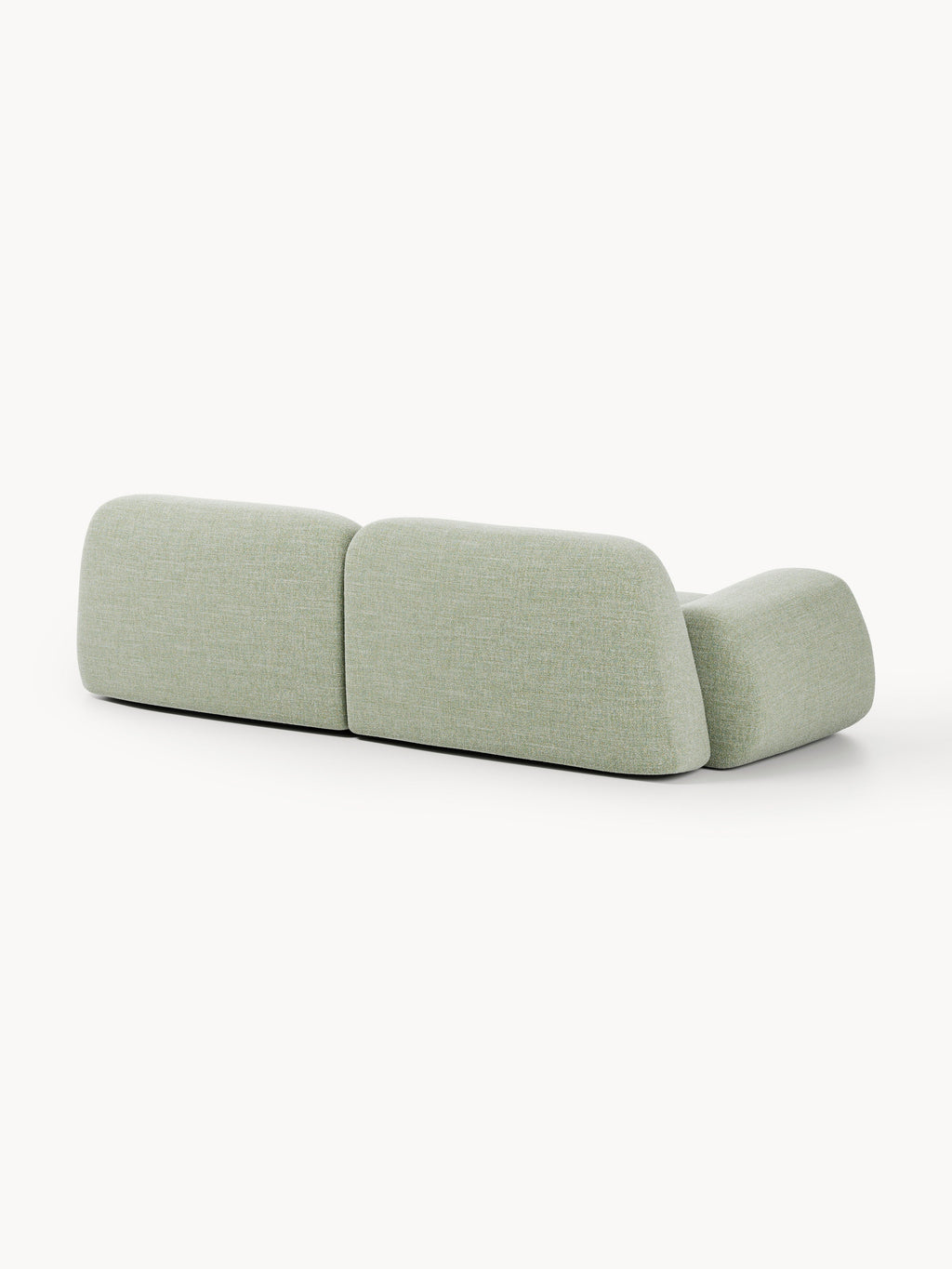 Modulares Bouclé-Sofa Wolke (3-Sitzer)