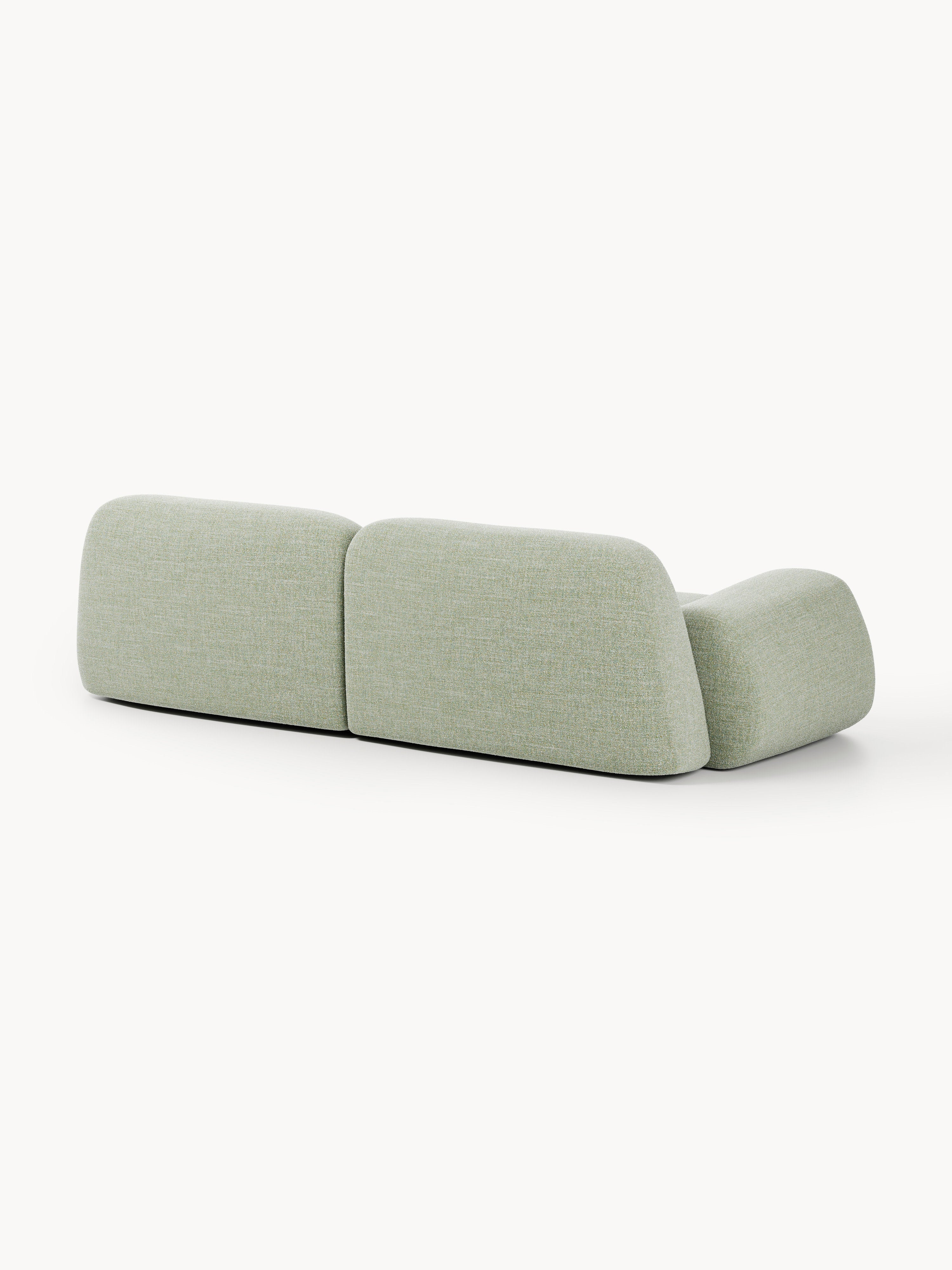 Modulares Bouclé-Sofa Wolke (3-Sitzer)