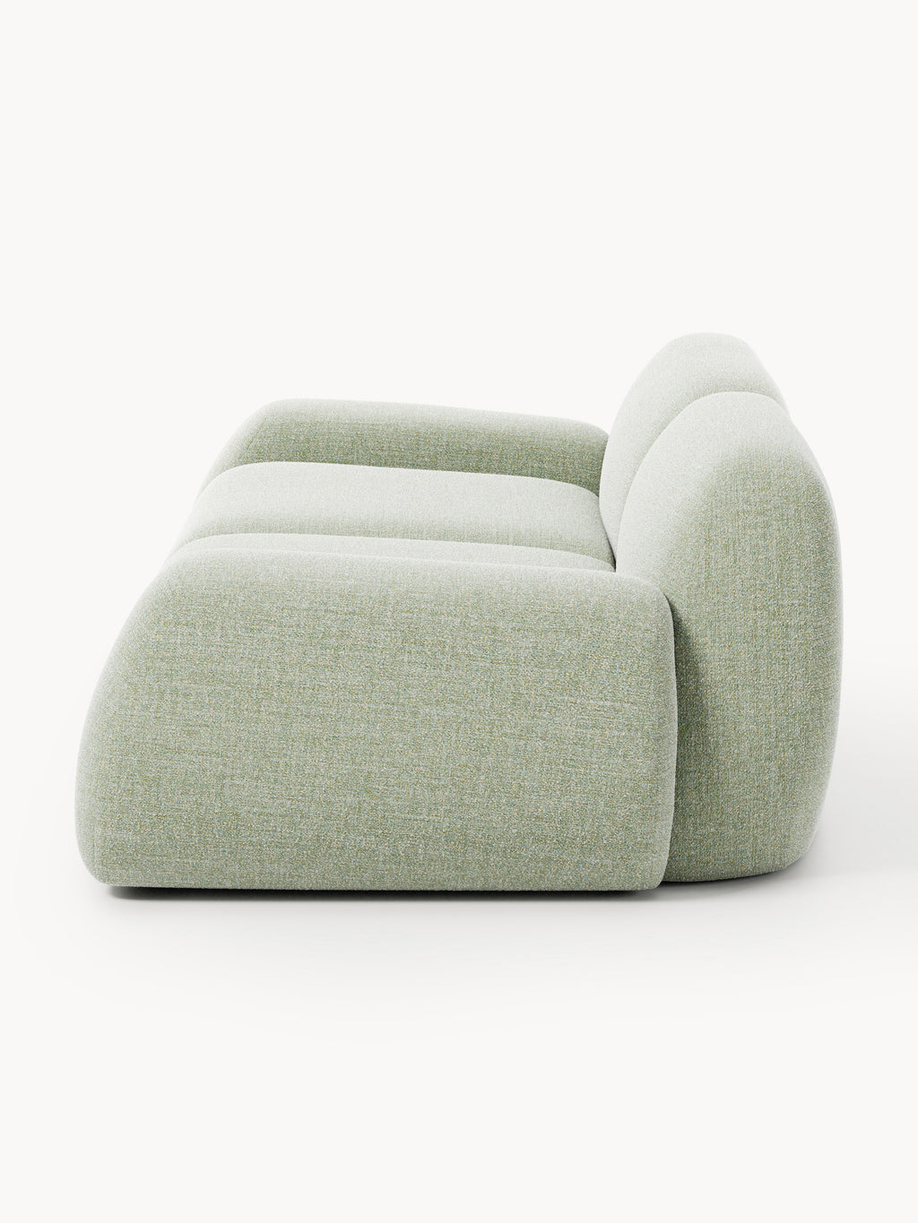 Modulares Bouclé-Sofa Wolke (3-Sitzer)