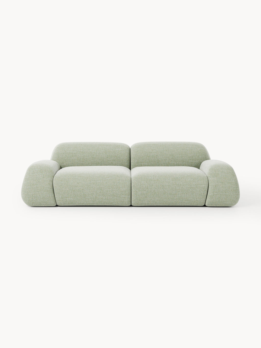 Modulares Bouclé-Sofa Wolke (3-Sitzer)