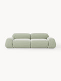 Modulares Bouclé-Sofa Wolke (3-Sitzer)
