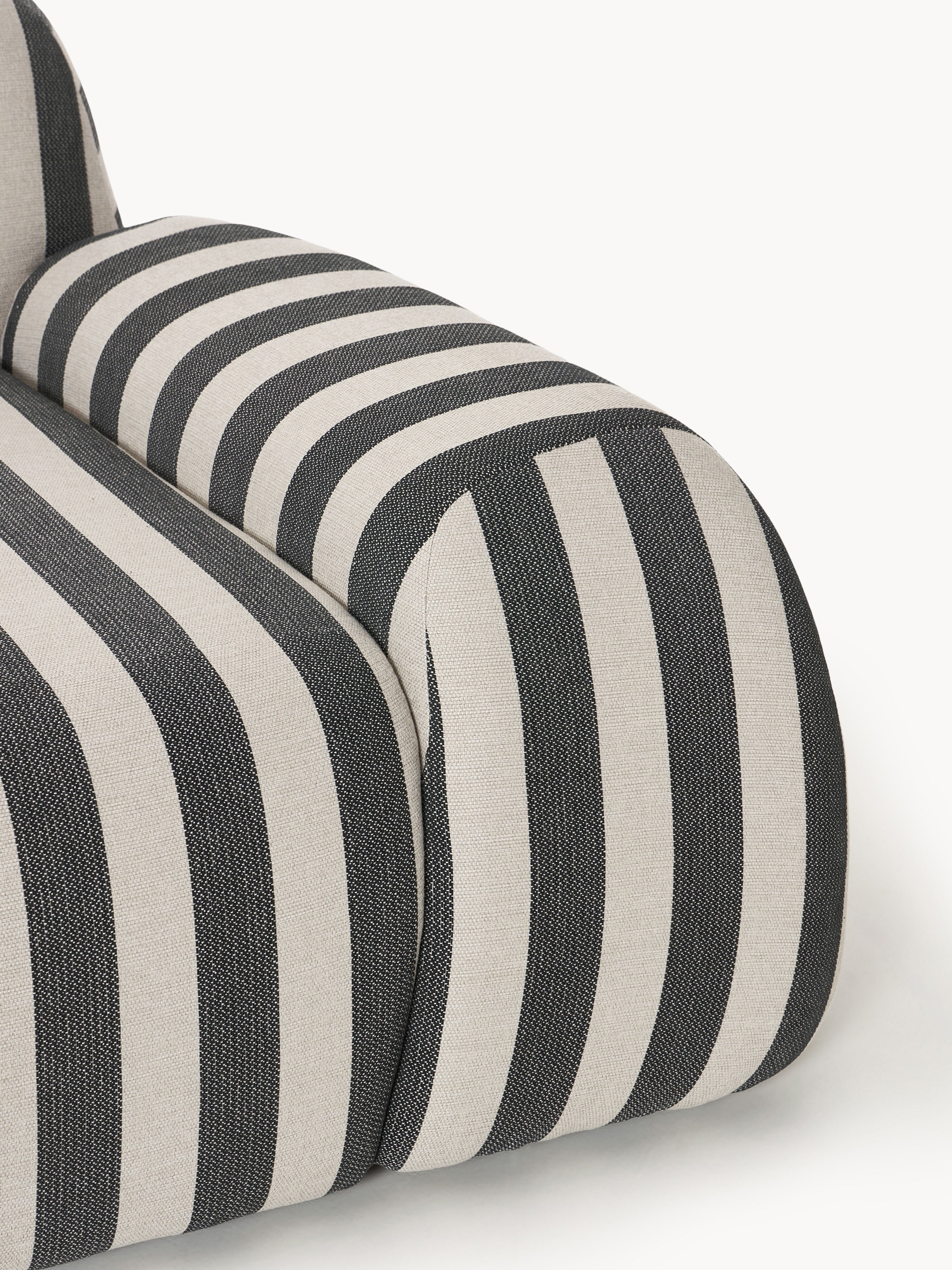 Modulares Gestreiftes Sofa Wolke (3-Sitzer)