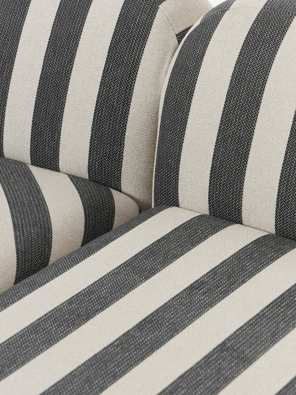 Modulares Gestreiftes Sofa Wolke (3-Sitzer)
