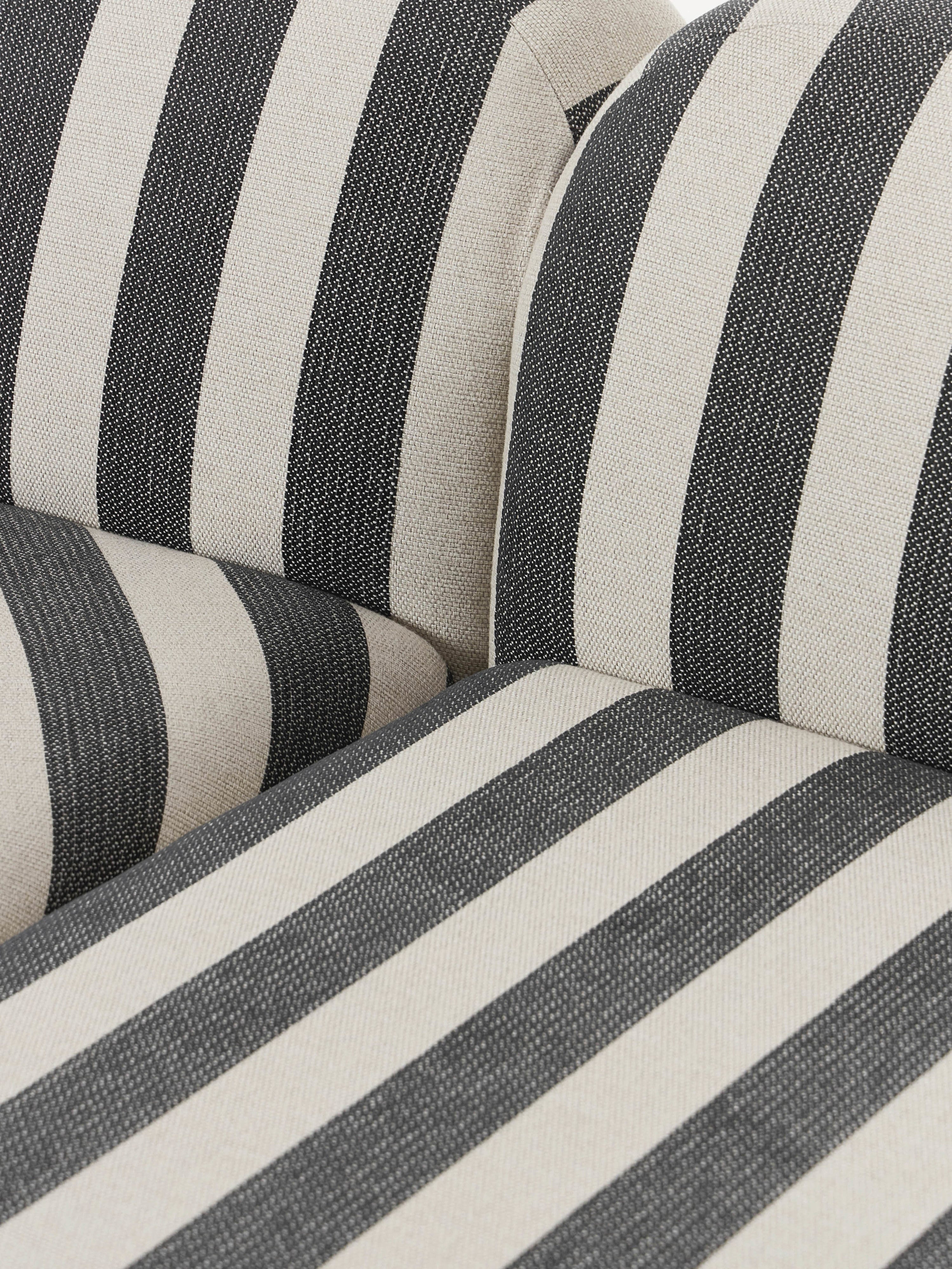 Modulares Gestreiftes Sofa Wolke (3-Sitzer)