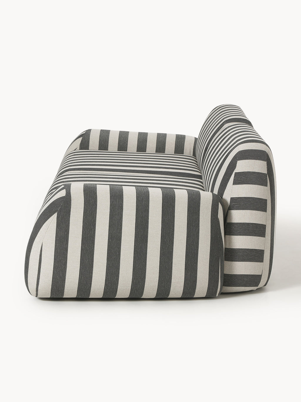 Modulares Gestreiftes Sofa Wolke (3-Sitzer)
