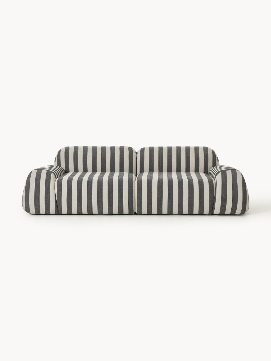 Galeriebild 1 - Modulares Gestreiftes Sofa Wolke (3-Sitzer)