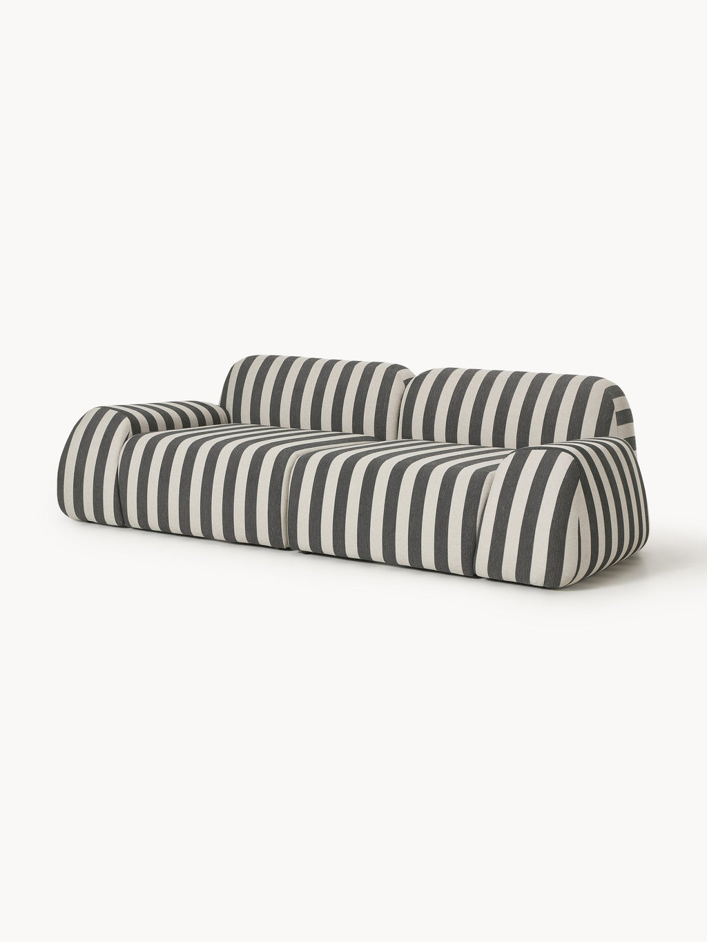 Modulares Gestreiftes Sofa Wolke (3-Sitzer)
