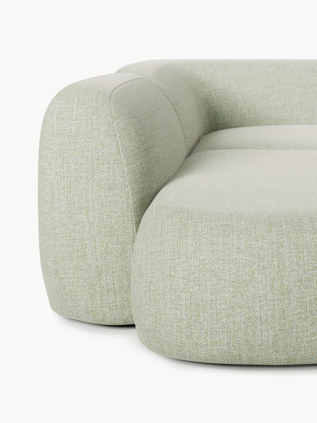 Modulares Bouclé-XL-Sofa Wolke
