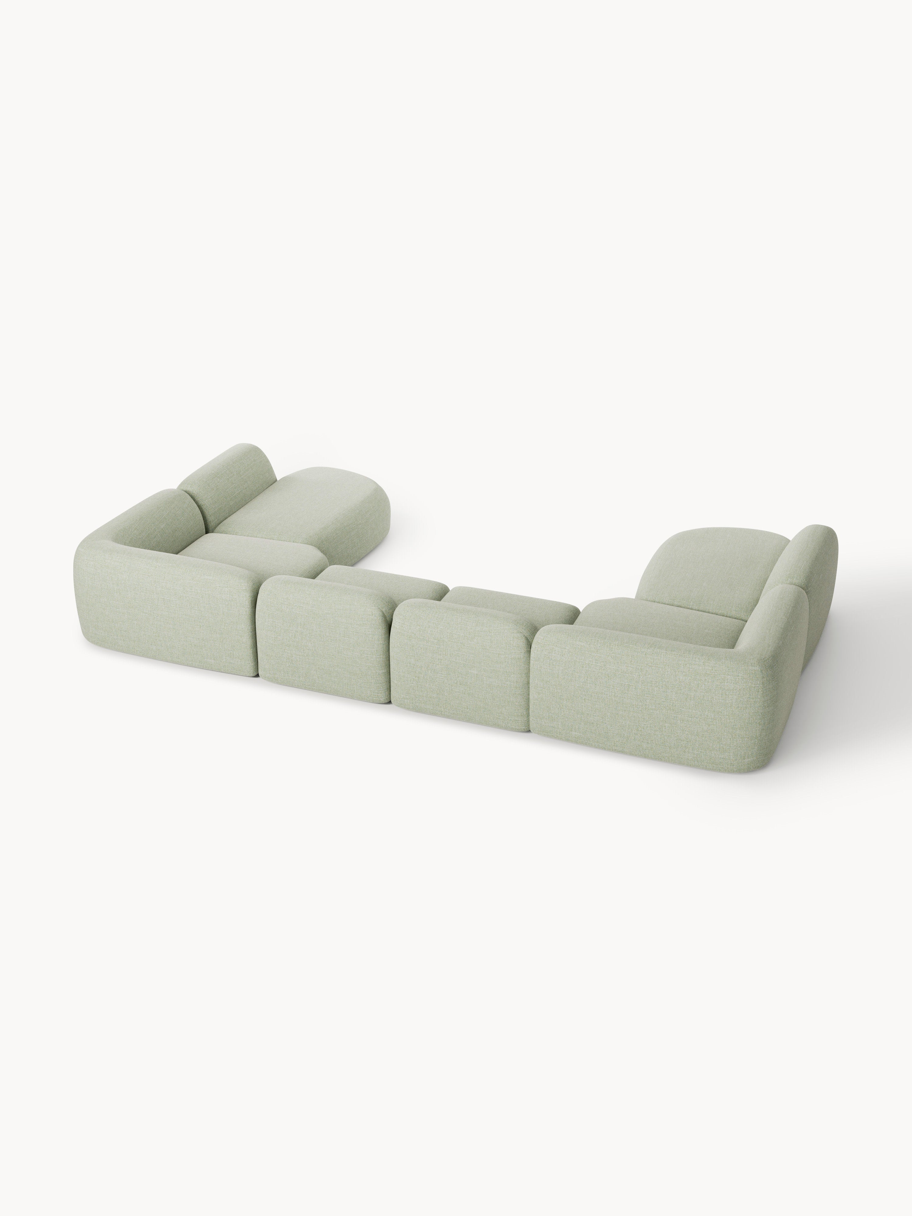 Modulares Bouclé-XL-Sofa Wolke