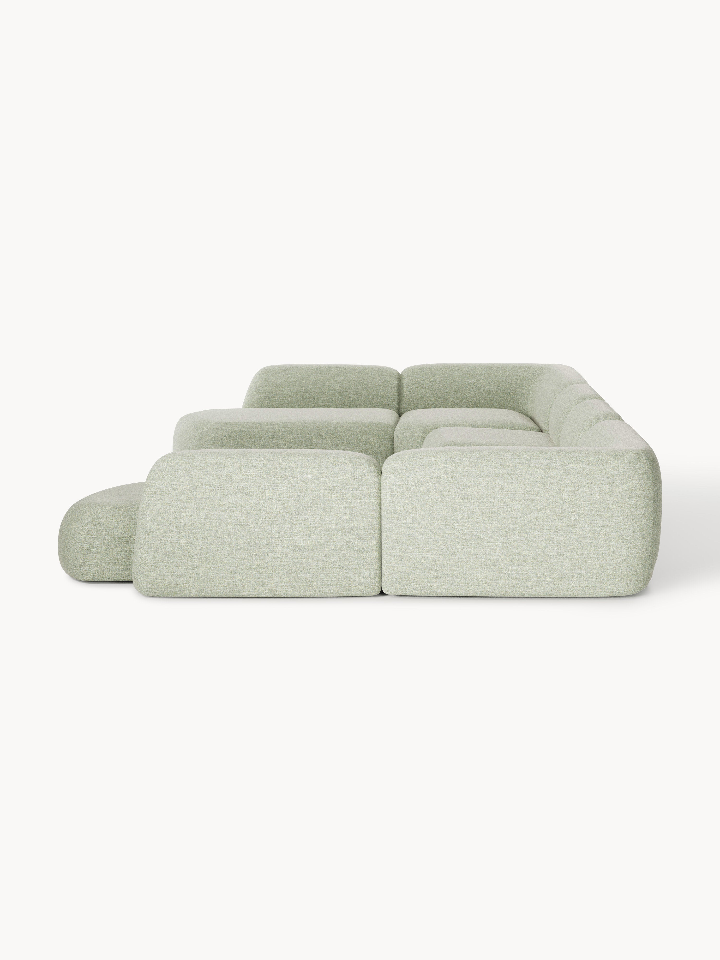 Modulares Bouclé-XL-Sofa Wolke