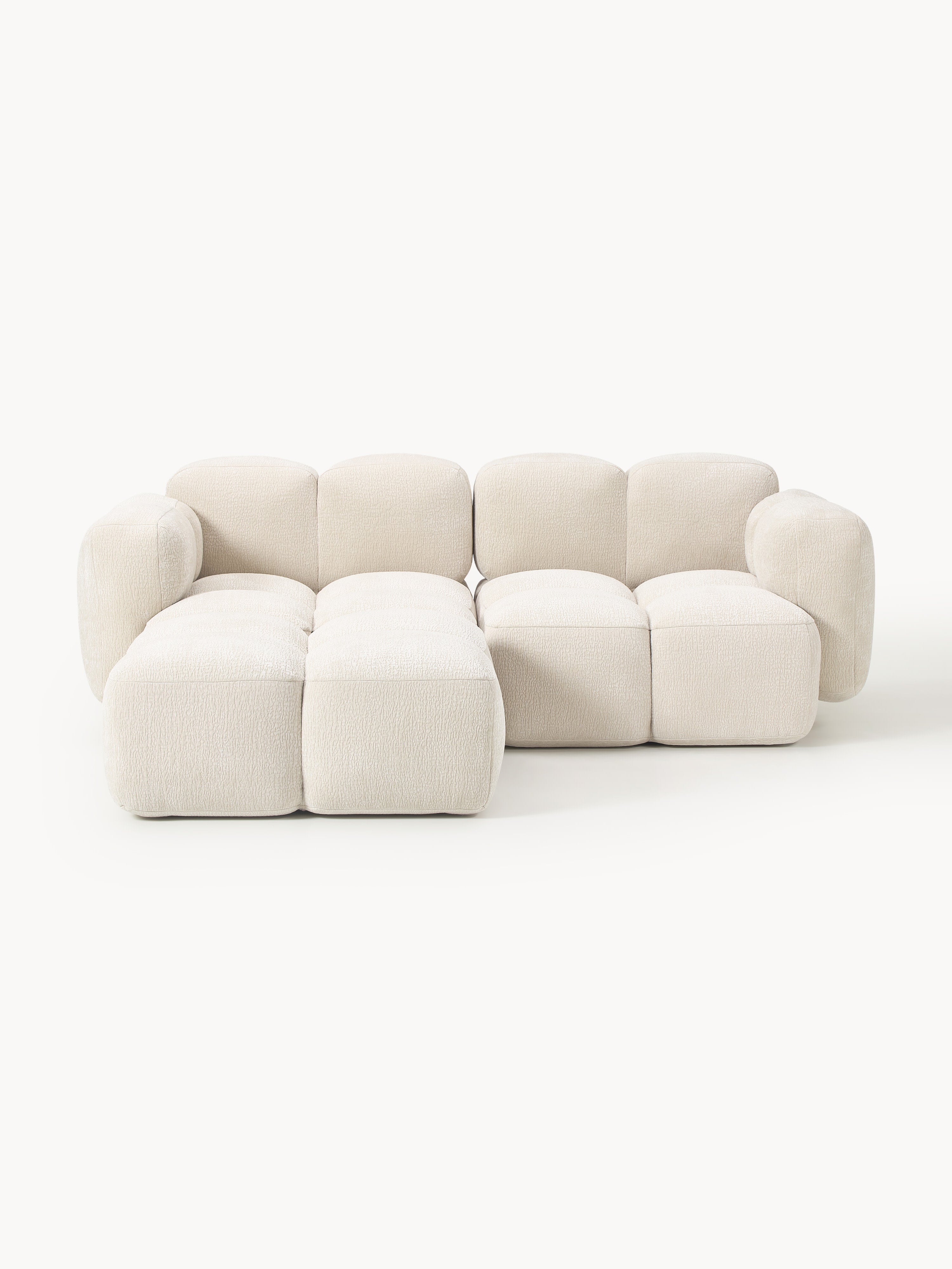 Galeriebild 1 - Modulares Sofa Tayla (3-Sitzer) mit Hocker (links/rechts)
