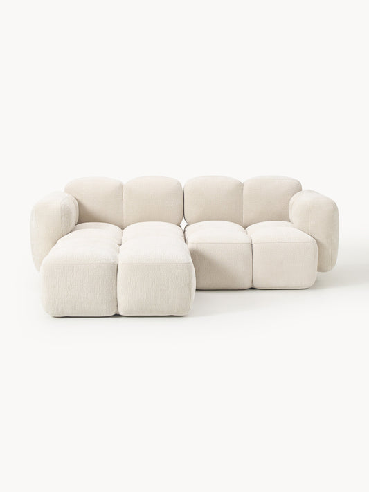 Galeriebild 1 - Modulares Sofa Tayla (3-Sitzer) mit Hocker (links/rechts)
