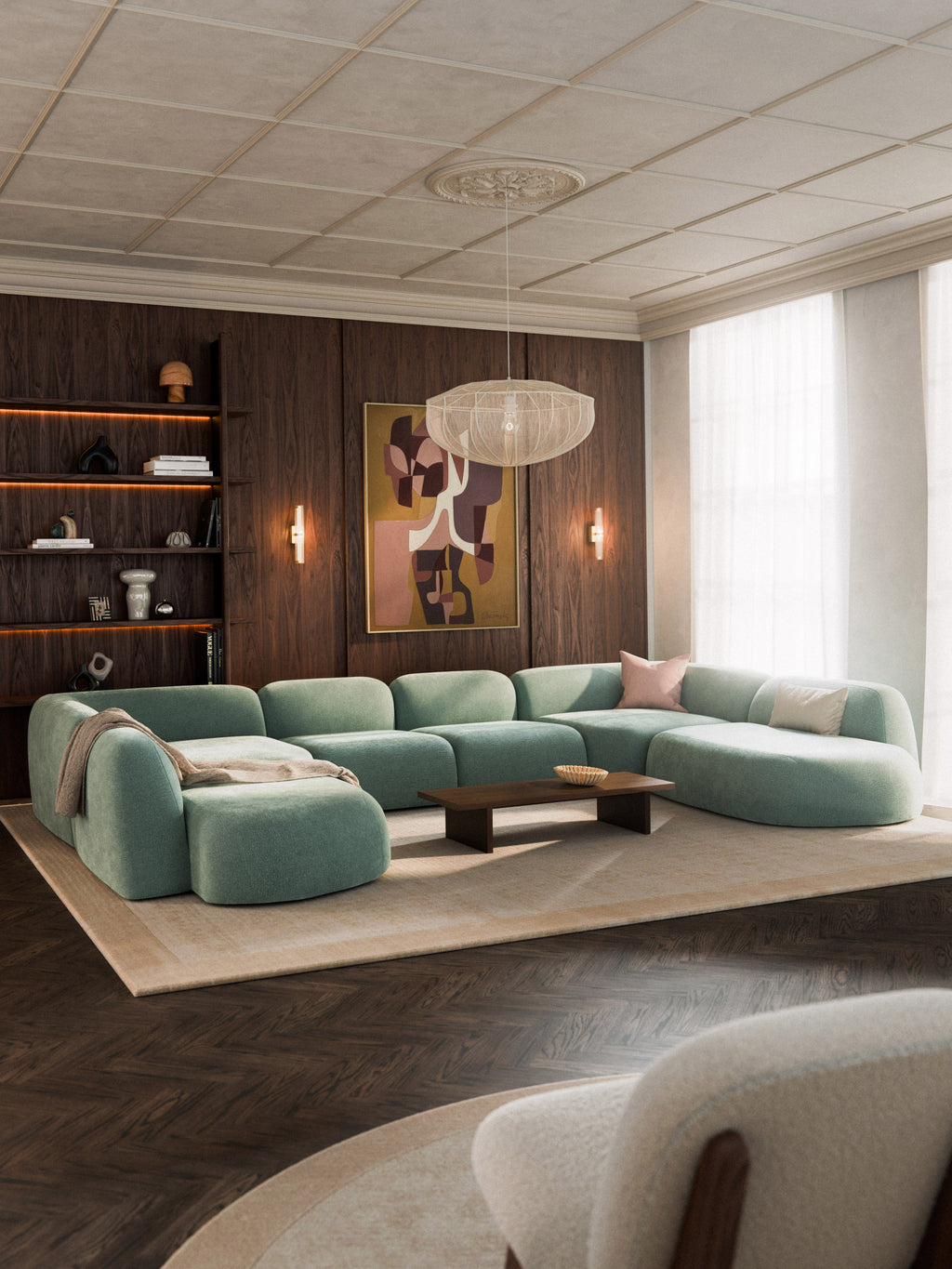 Modulares XL-Sofa Wolke