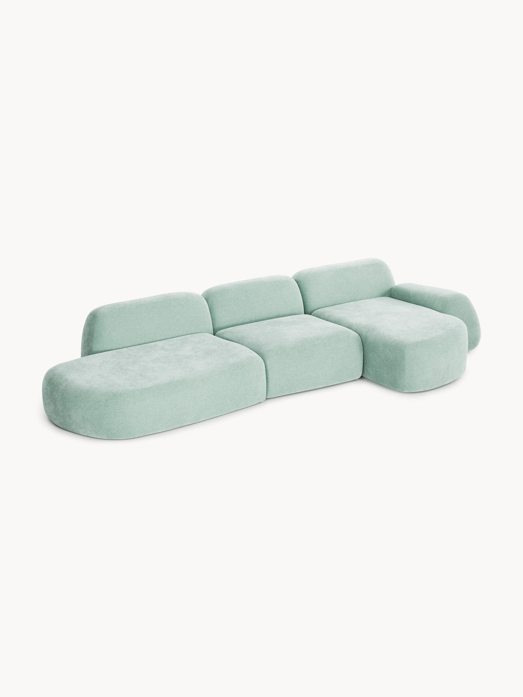 Modulares Ecksofa Wolke (4-Sitzer) mit Chaiselongue