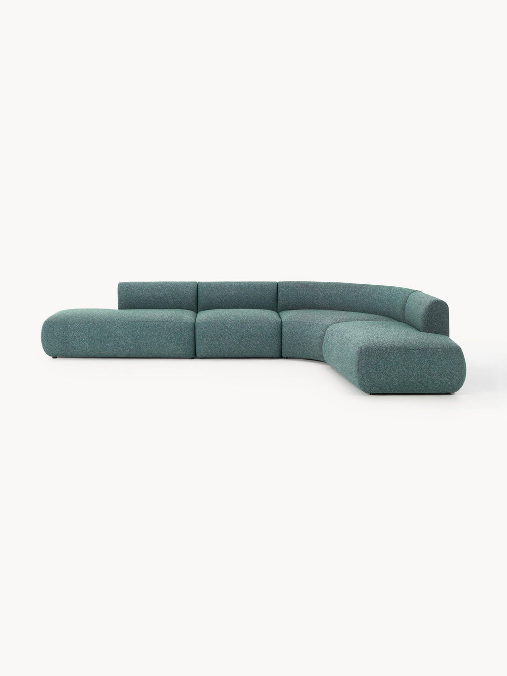 Galeriebild 1 - Modulares Bouclé-Ecksofa Sofia (4-Sitzer)