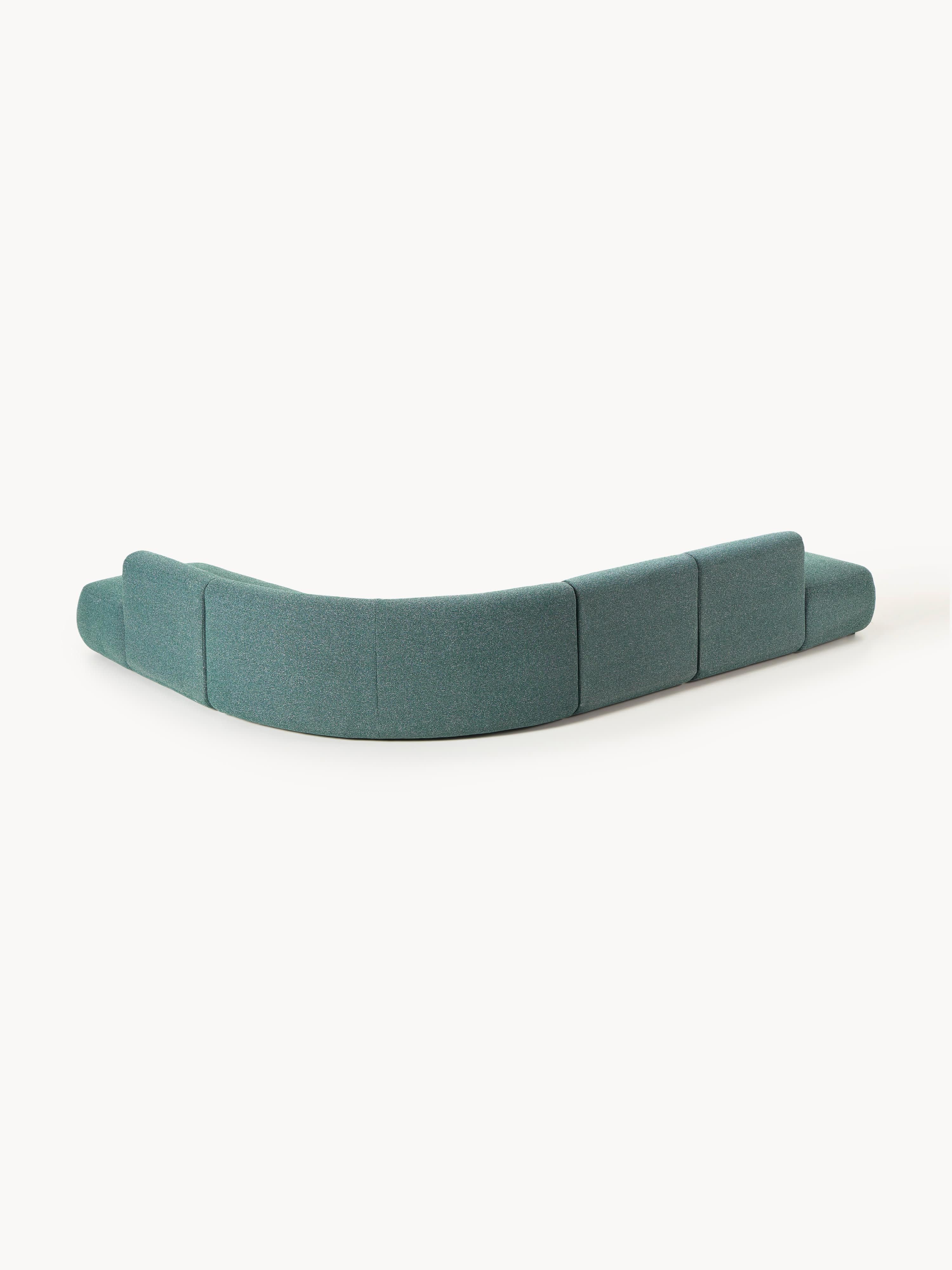 Modulares Bouclé-Ecksofa Sofia (4-Sitzer)