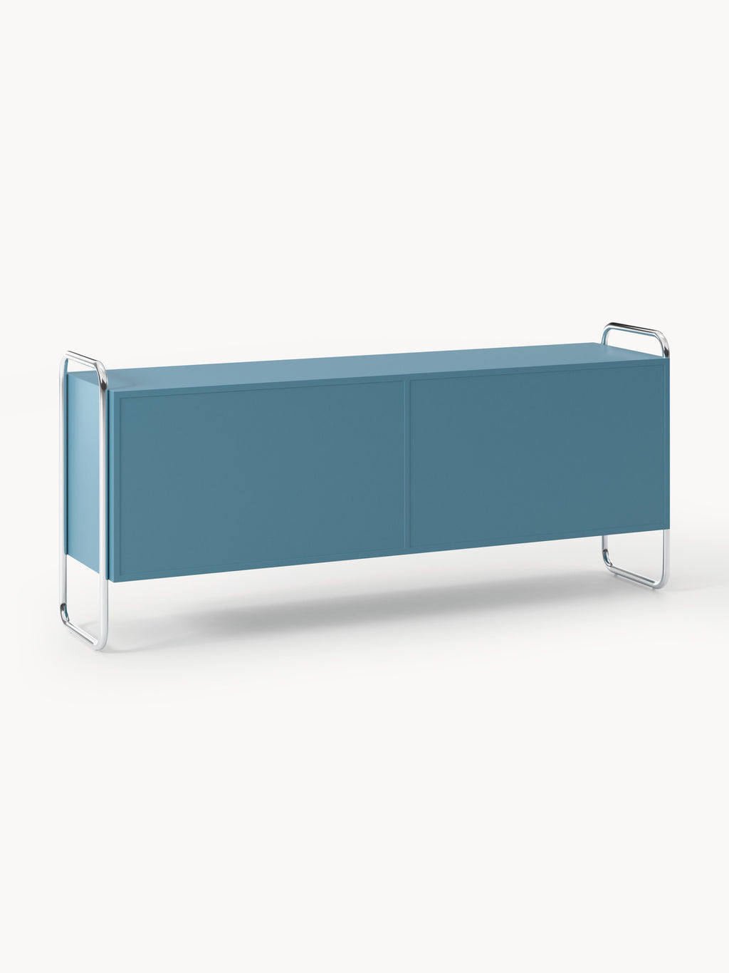 Metall-Sideboard Robyn mit Glas-Front