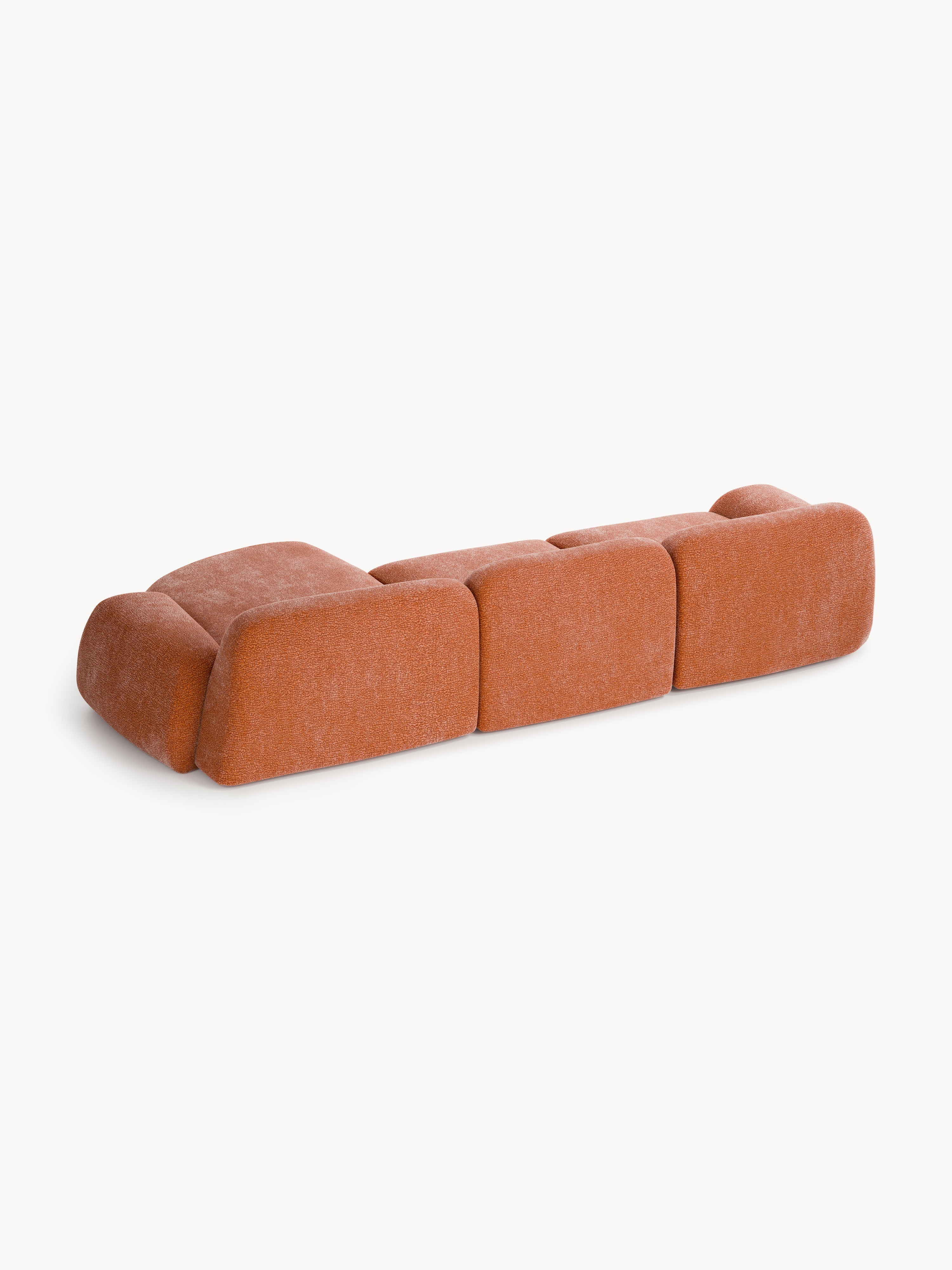 Modulares Teddy-Ecksofa Wolke (4-Sitzer)