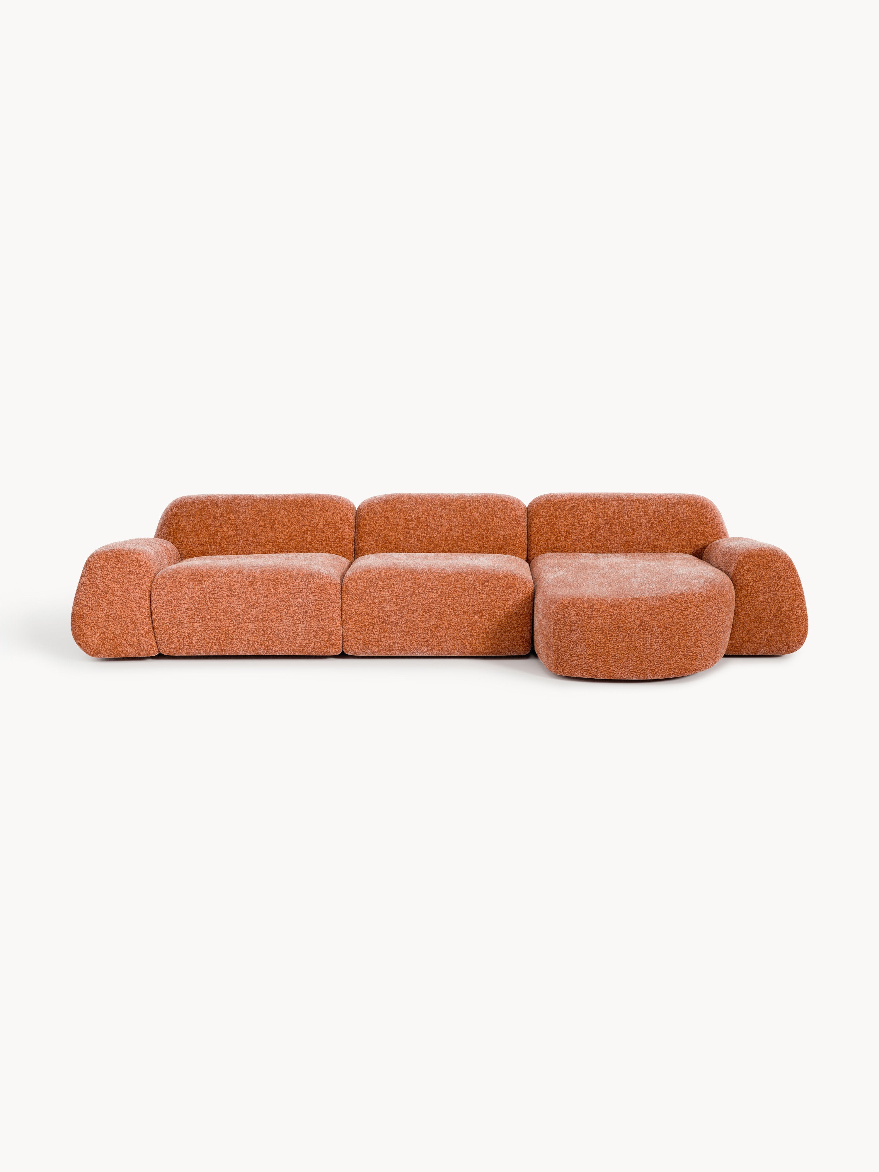 Galeriebild 1 - Modulares Teddy-Ecksofa Wolke (4-Sitzer)
