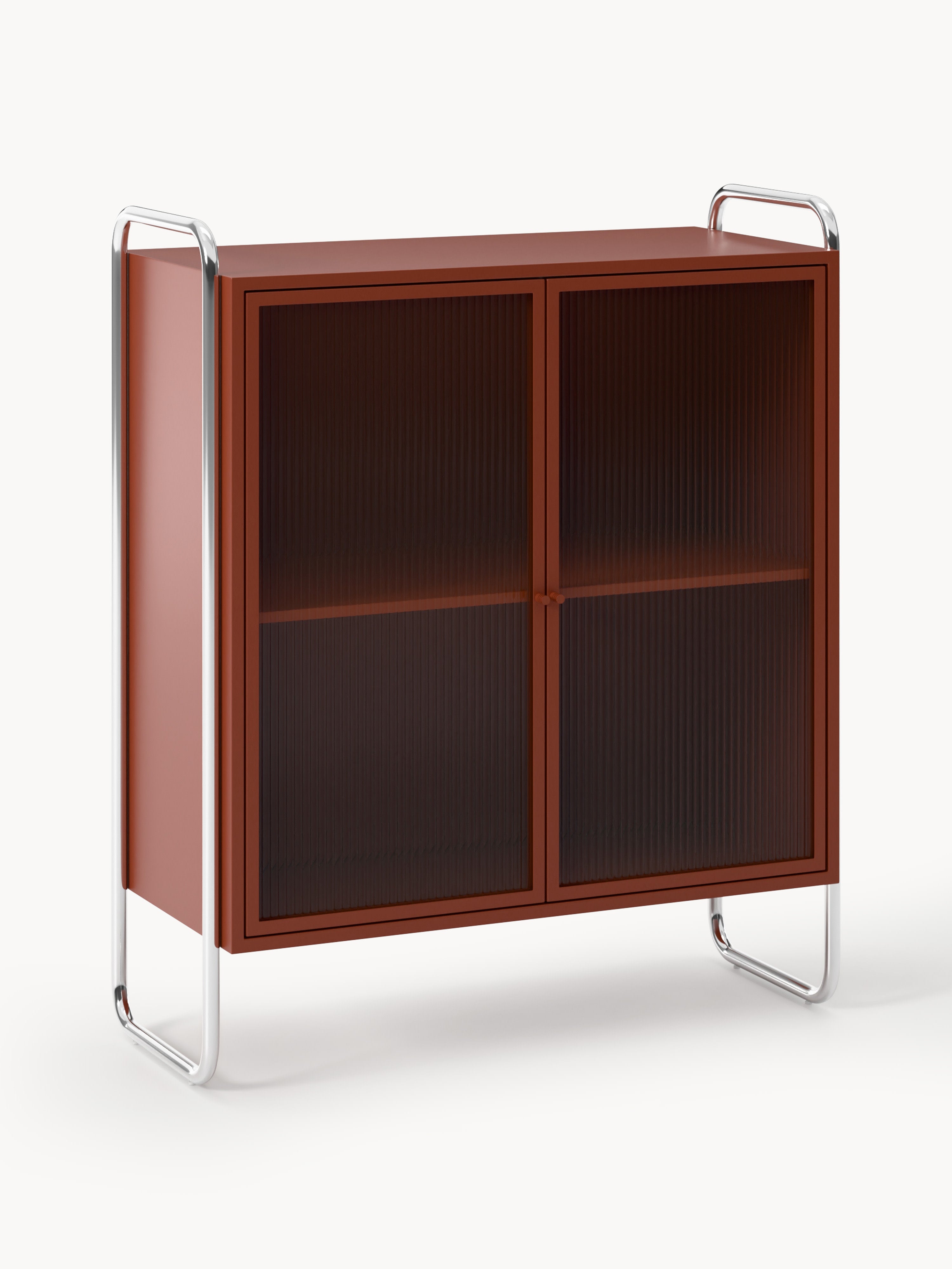 Galeriebild 1 - Metall-Vitrine Robyn mit Glas-Front