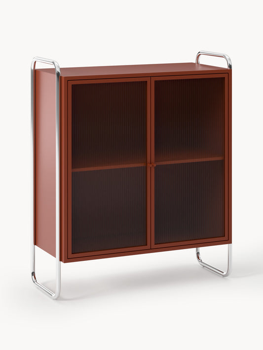 Galeriebild 1 - Metall-Vitrine Robyn mit Glas-Front