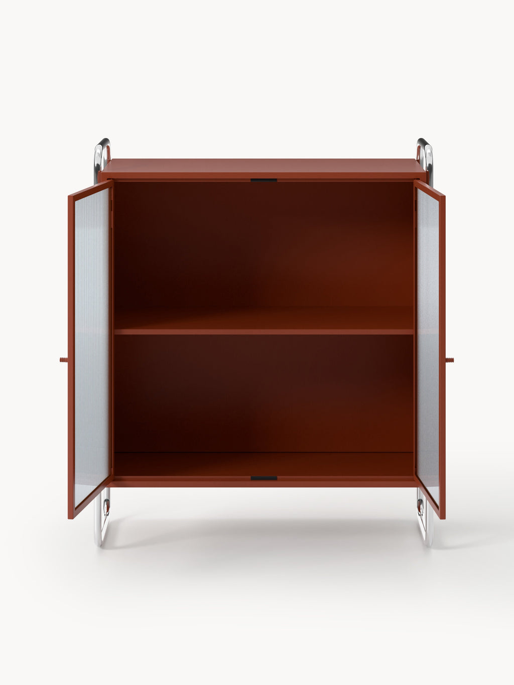 Metall-Vitrine Robyn mit Glas-Front