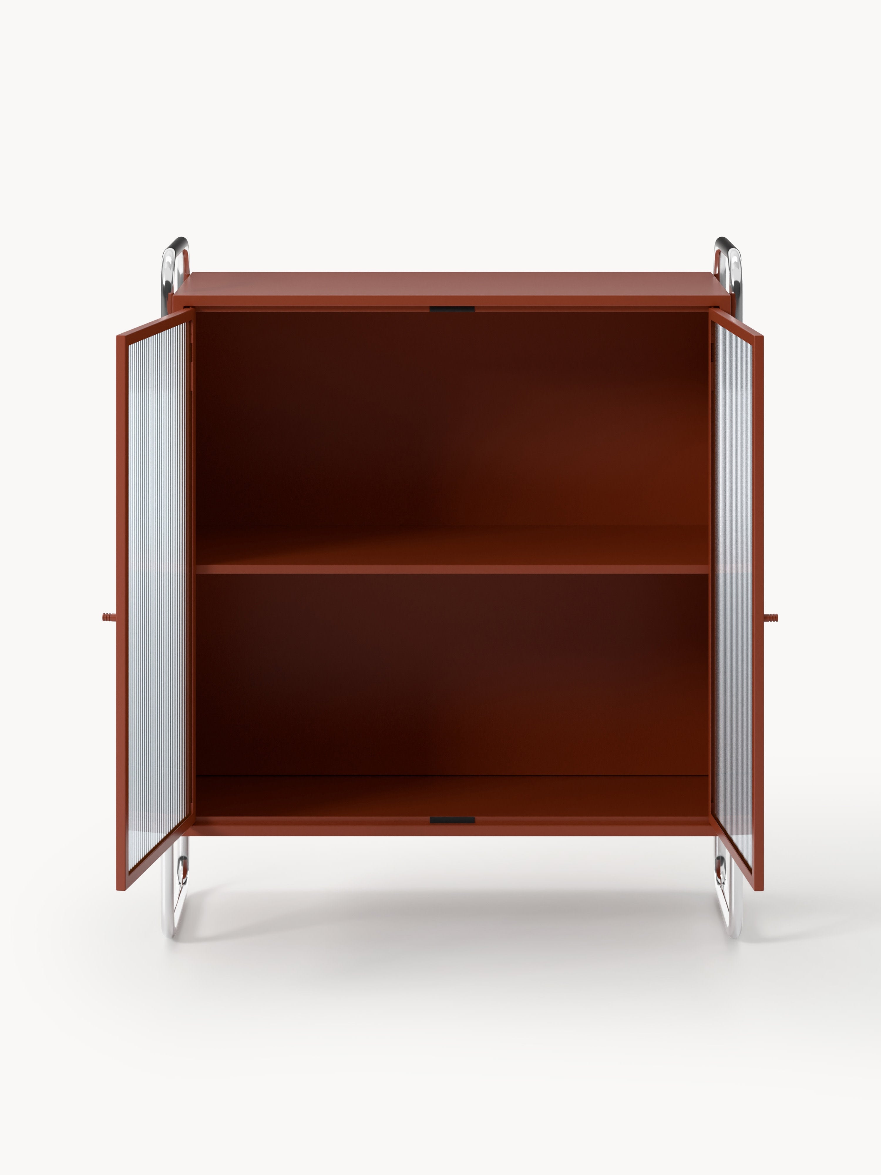 Metall-Vitrine Robyn mit Glas-Front