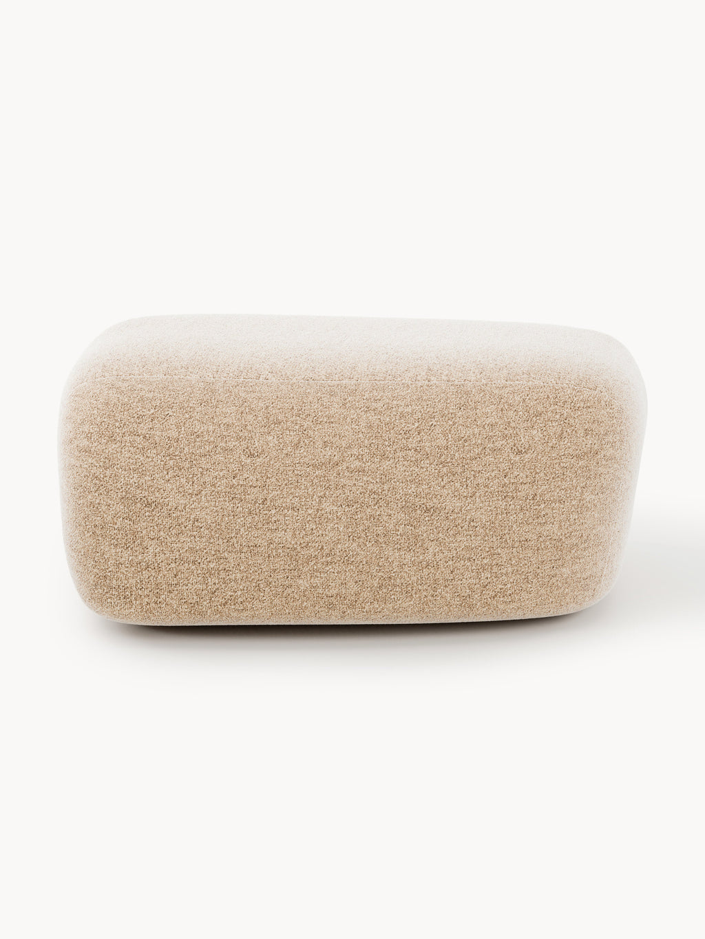 Großer Bouclé-Sofa-Hocker Wolke