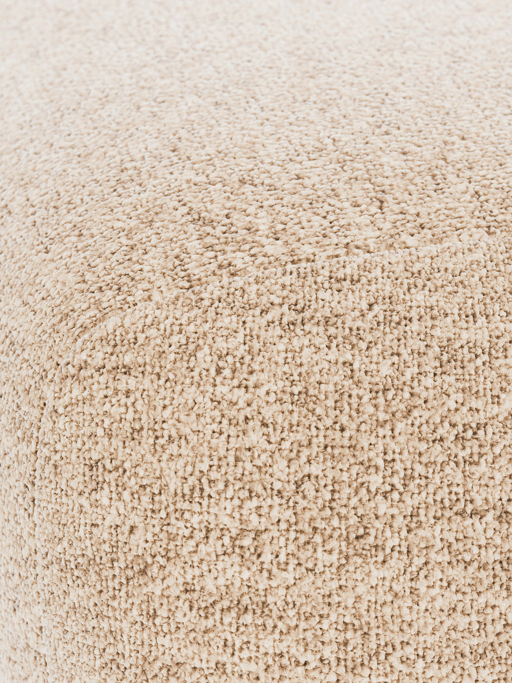 Großer Bouclé-Sofa-Hocker Wolke
