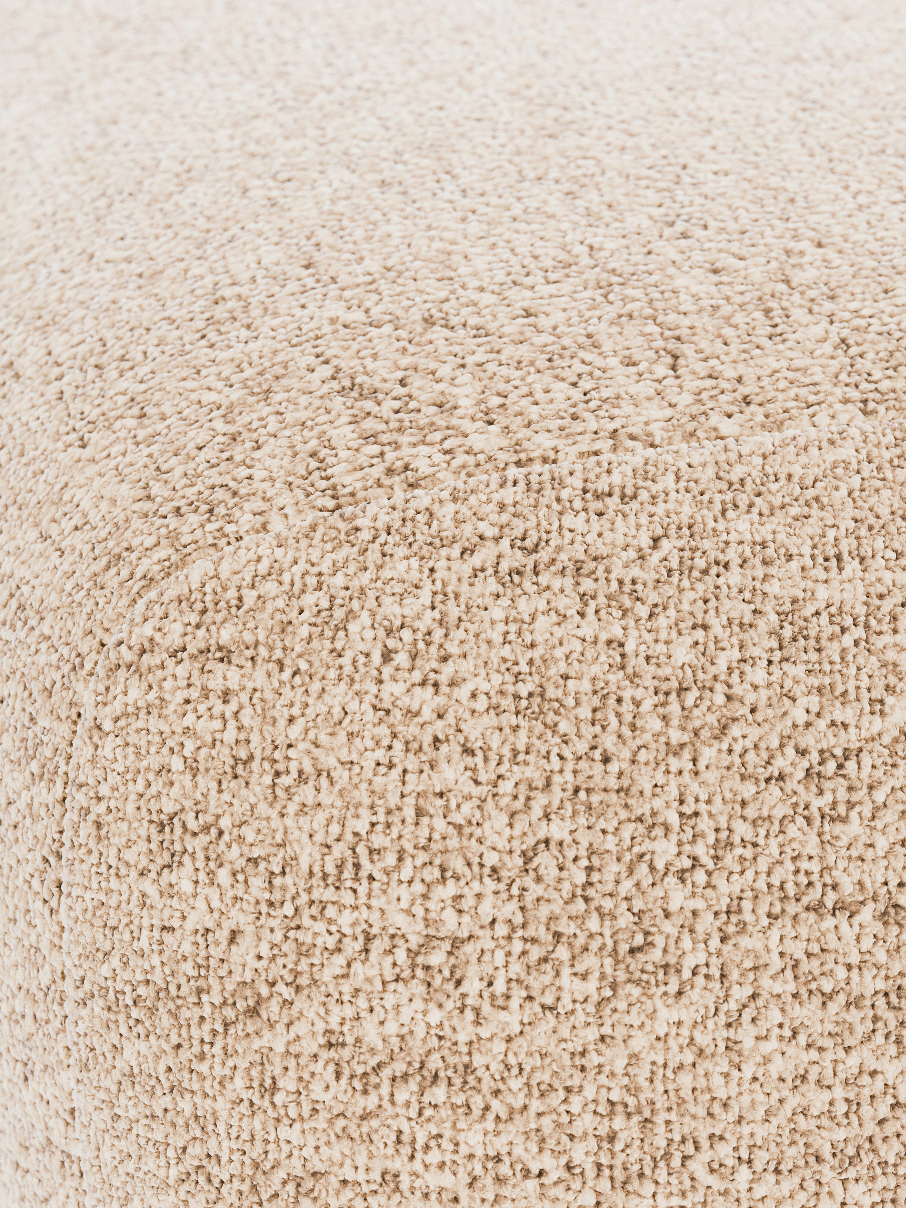 Großer Bouclé-Sofa-Hocker Wolke