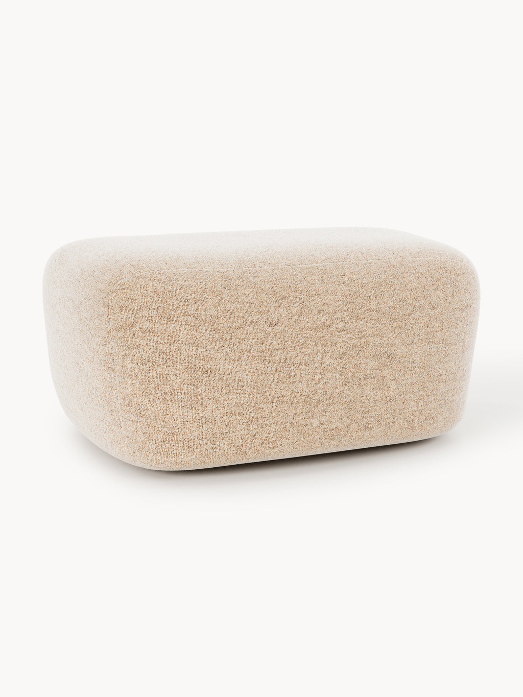 Galeriebild 1 - Großer Bouclé-Sofa-Hocker Wolke