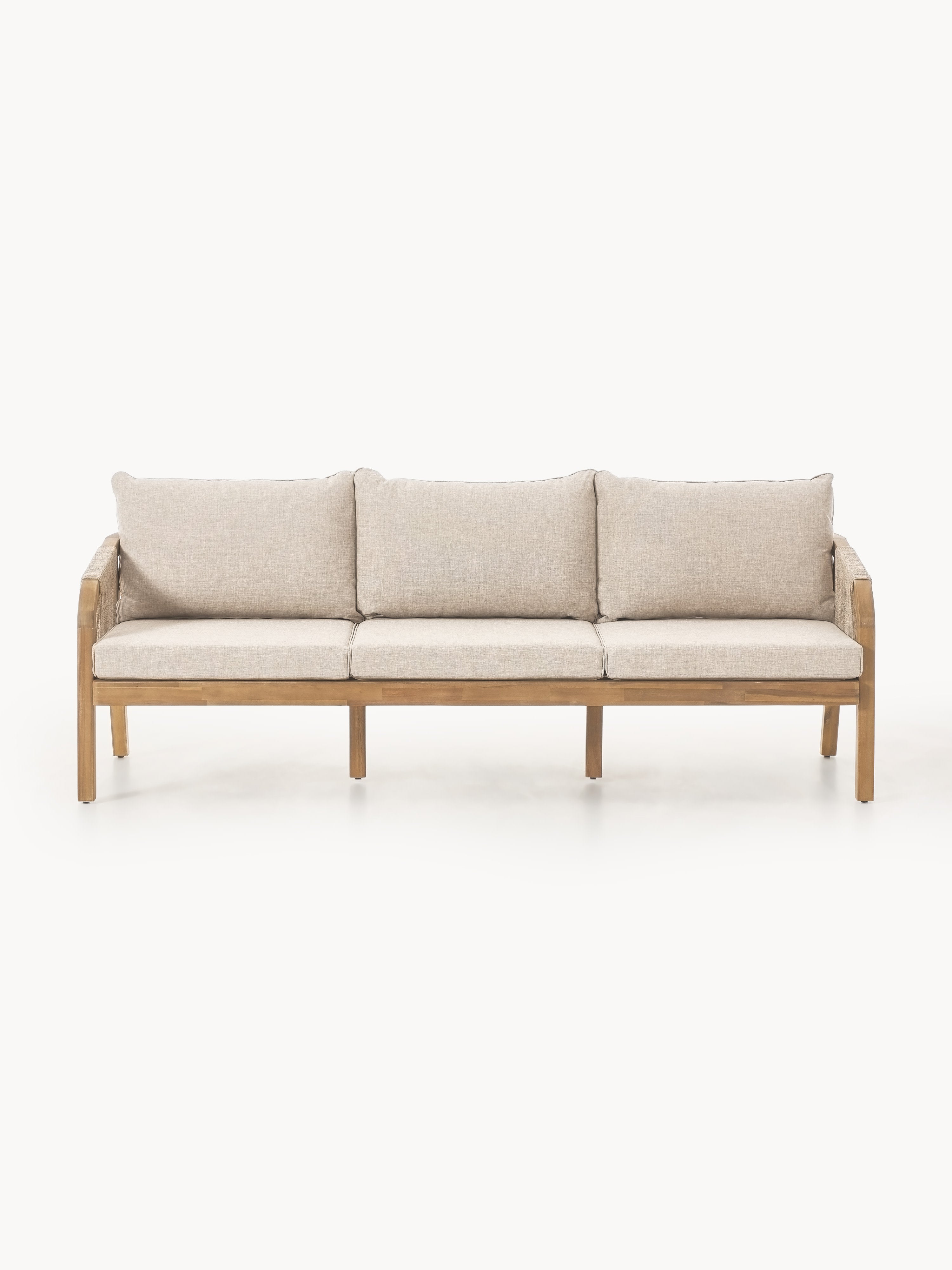 Galeriebild 1 - Garten-Loungesofa Lu (3-Sitzer) aus Akazienholz