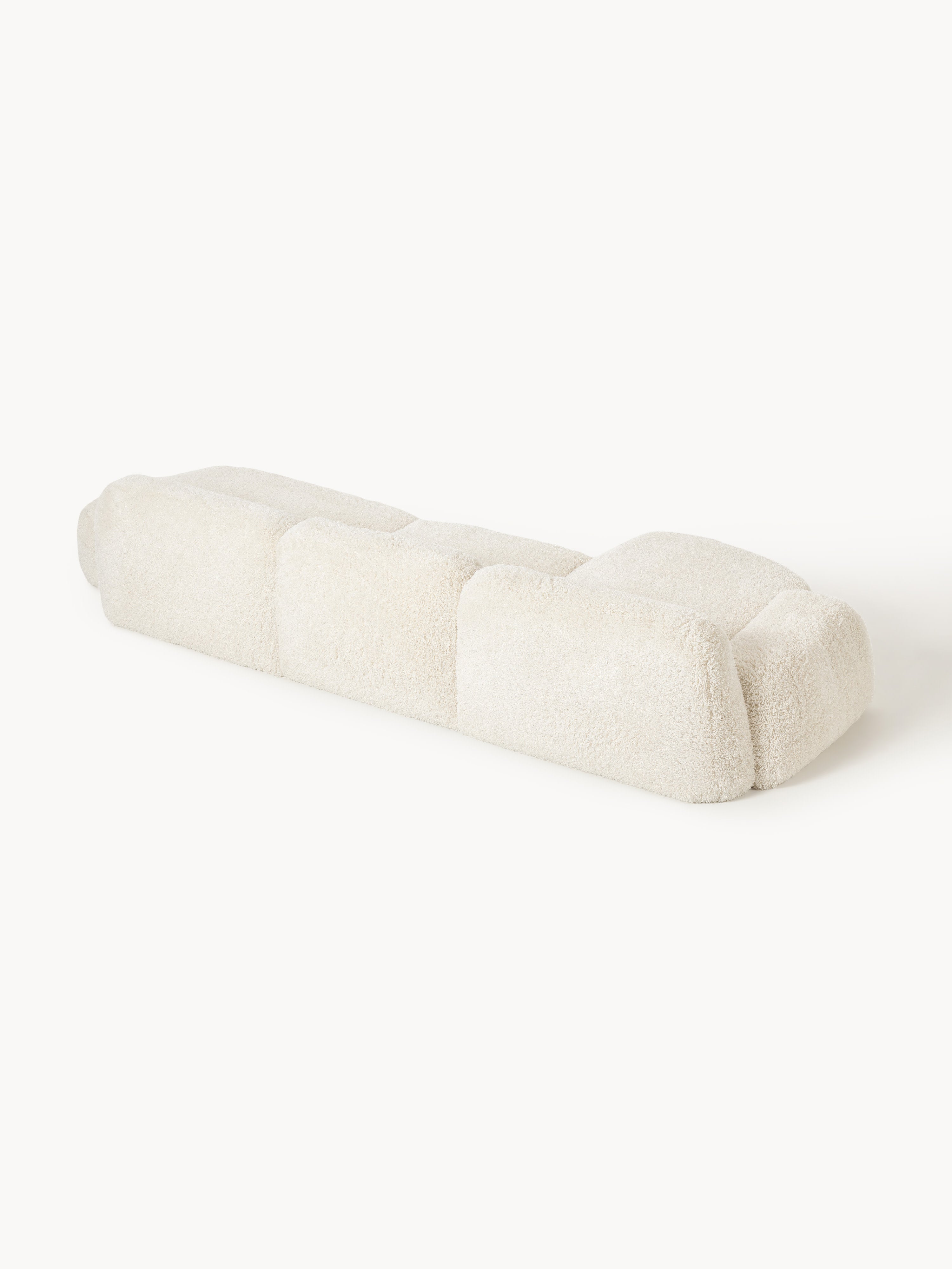 Modulares Teddy-Ecksofa Wolke (4-Sitzer) mit Chaiselongue